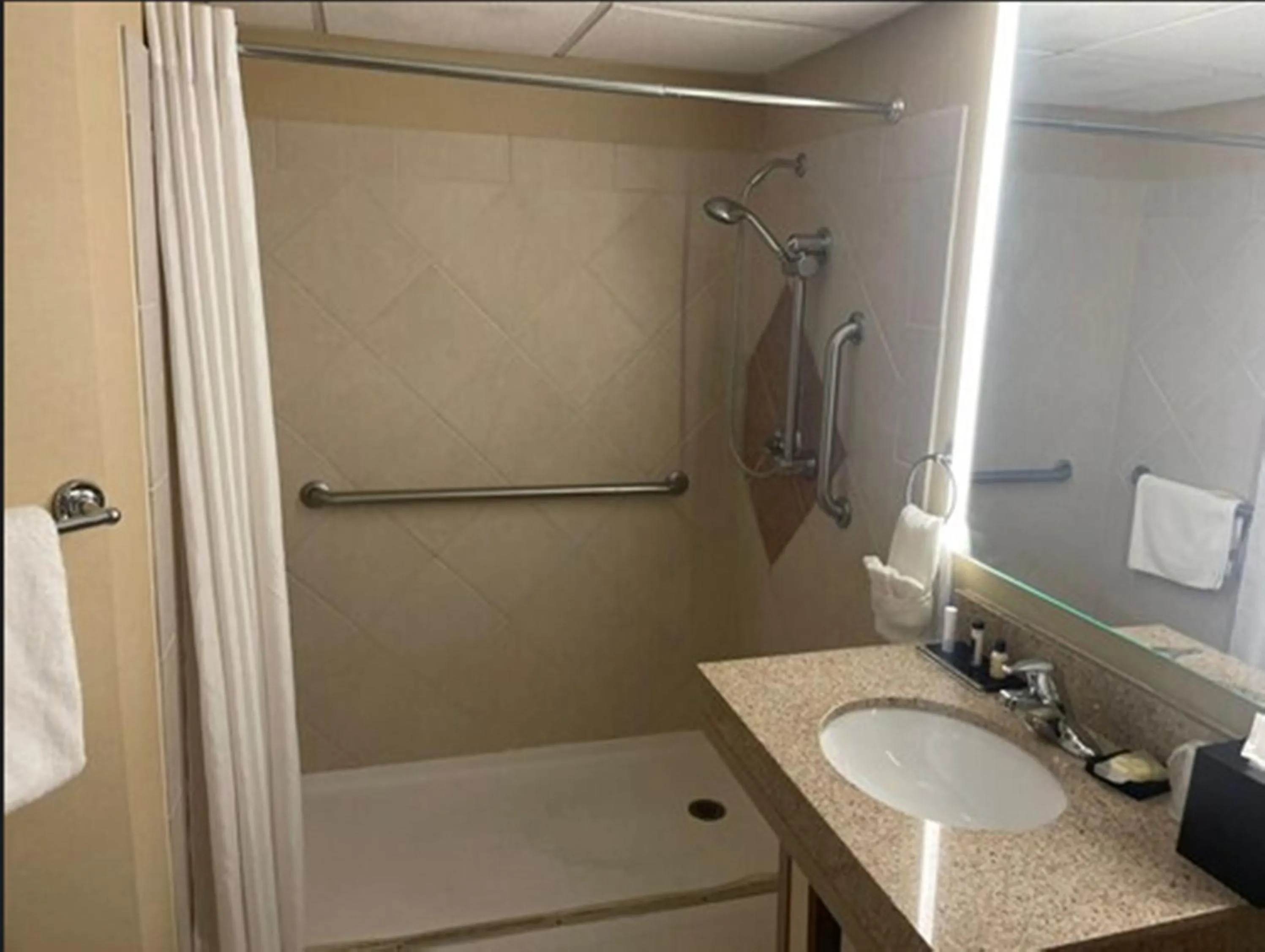 Bathroom in Wyndham Omaha Hotel - West Dodge