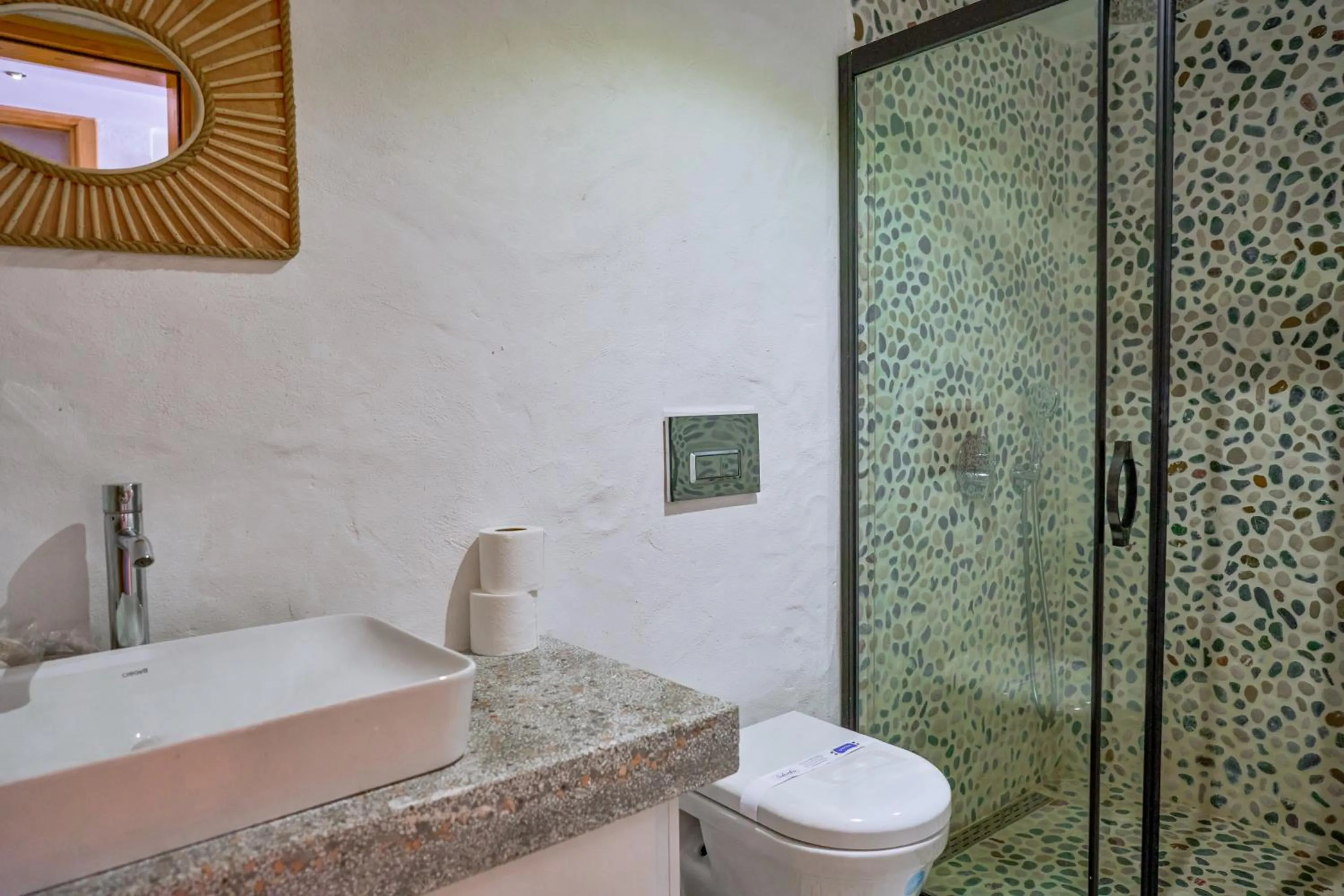 Shower in Salonika Suites