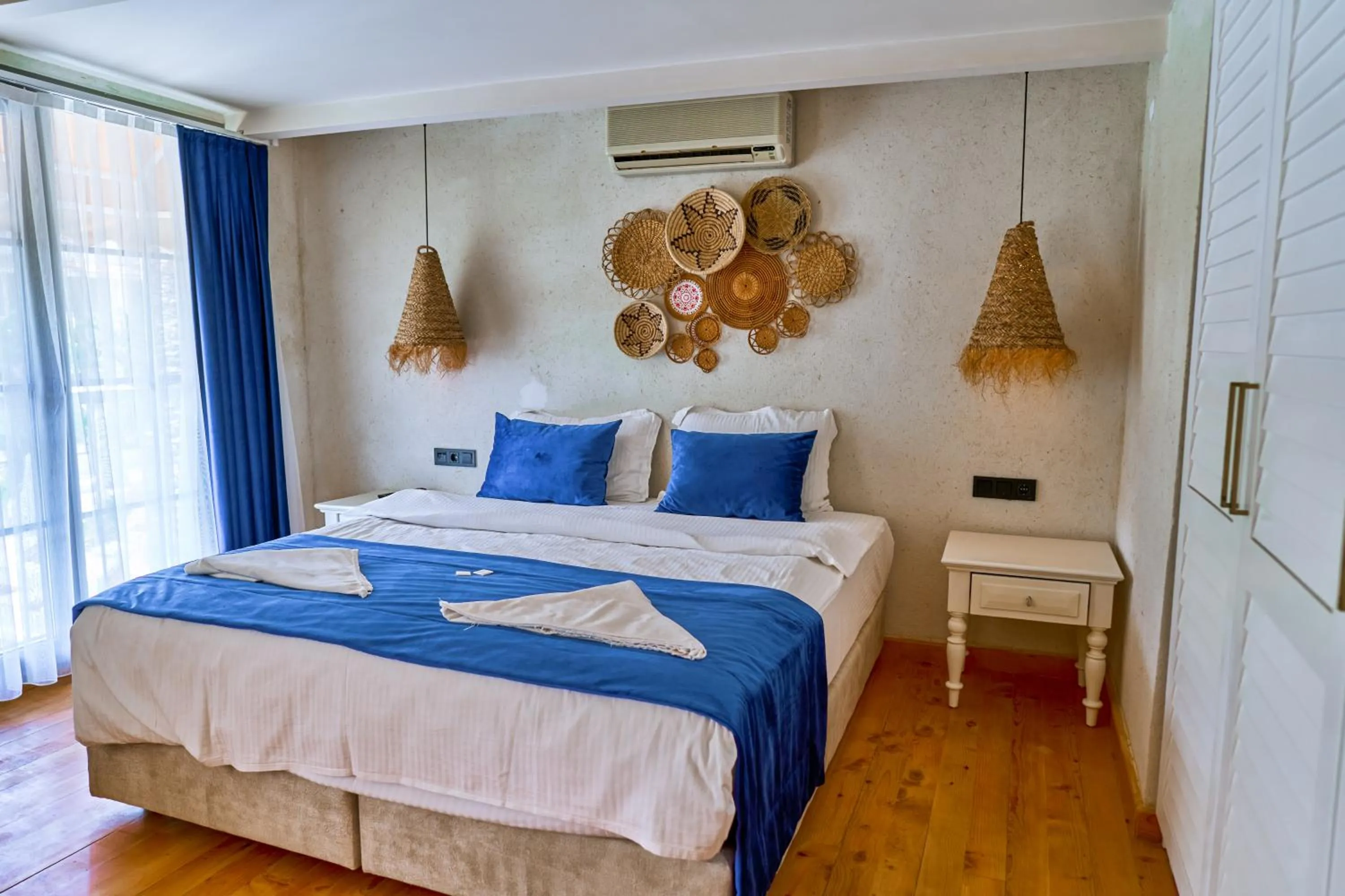 Bed in Salonika Suites