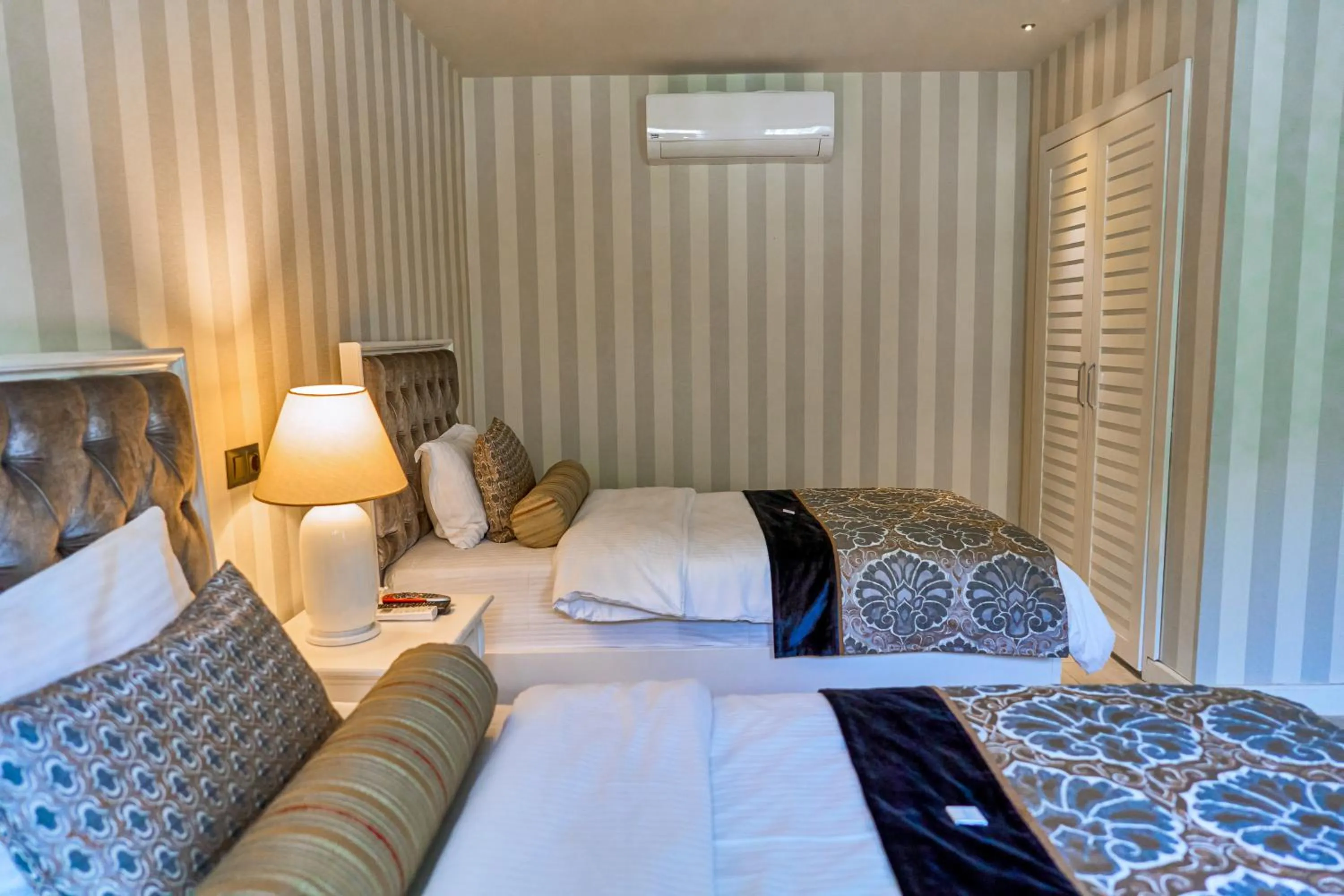 Bed in Salonika Suites