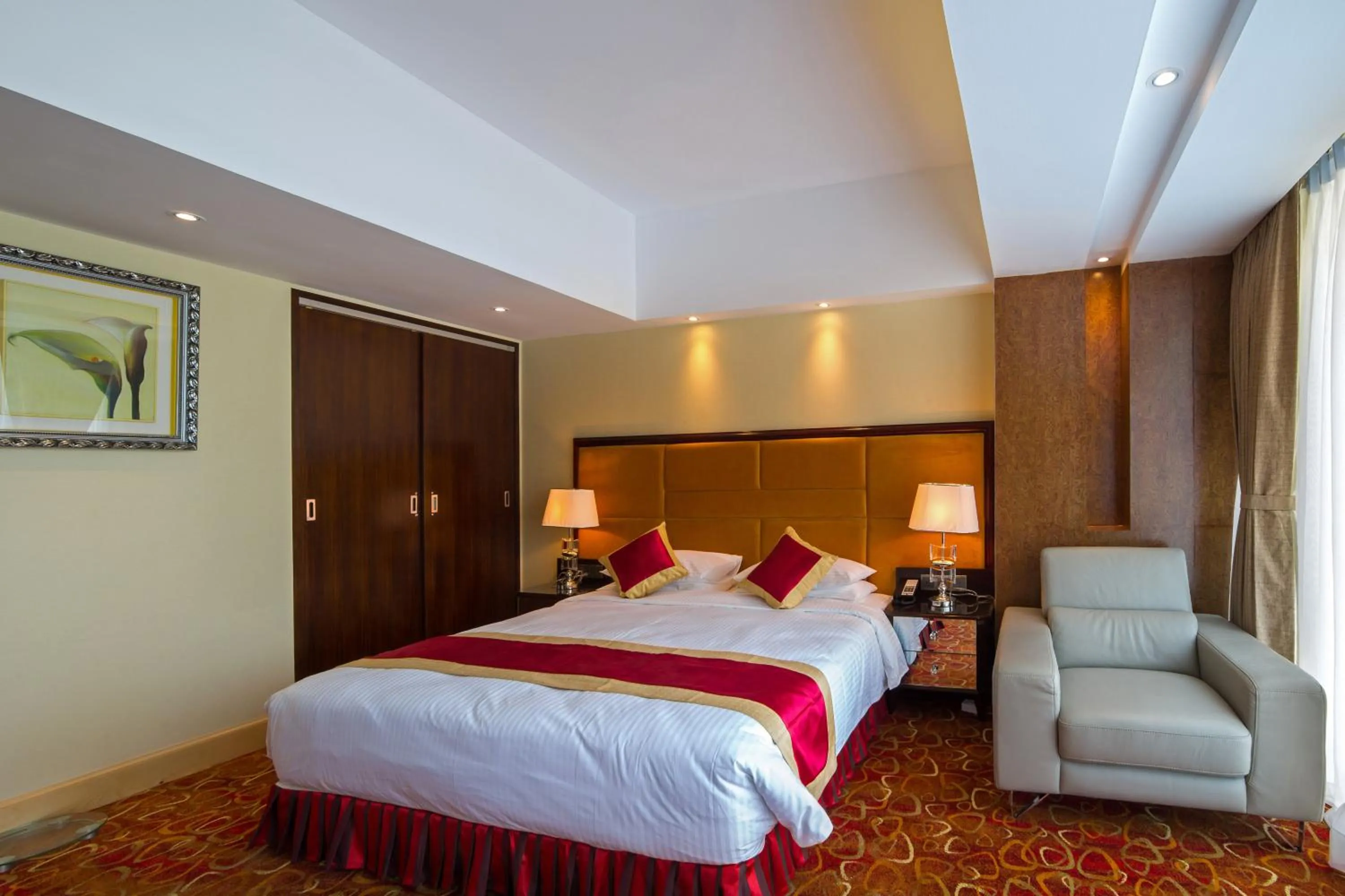 Bedroom, Bed in Grand Palace Hotel & Resorts Rangpur