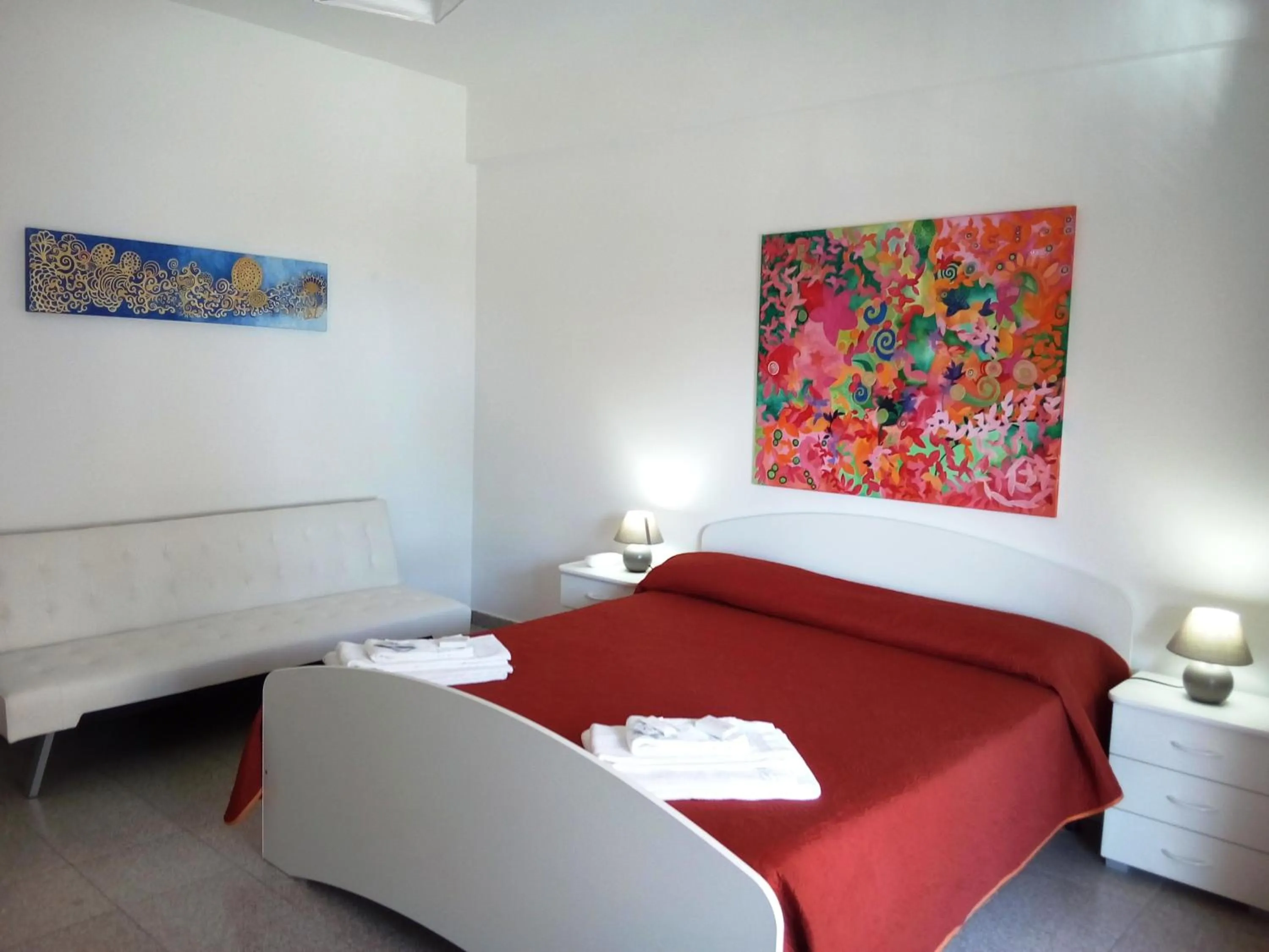 Bed in Al Saliceto Hotel