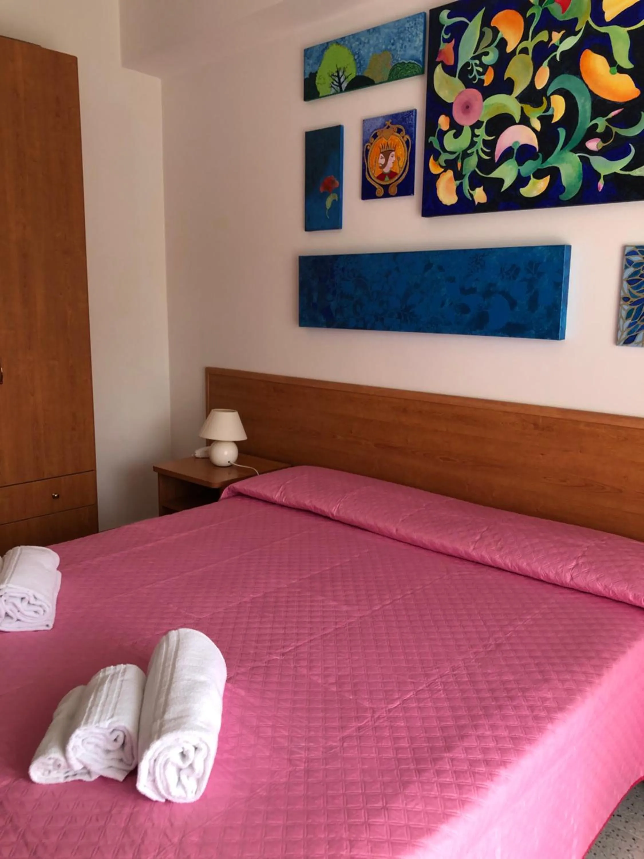 Bed in Al Saliceto Hotel