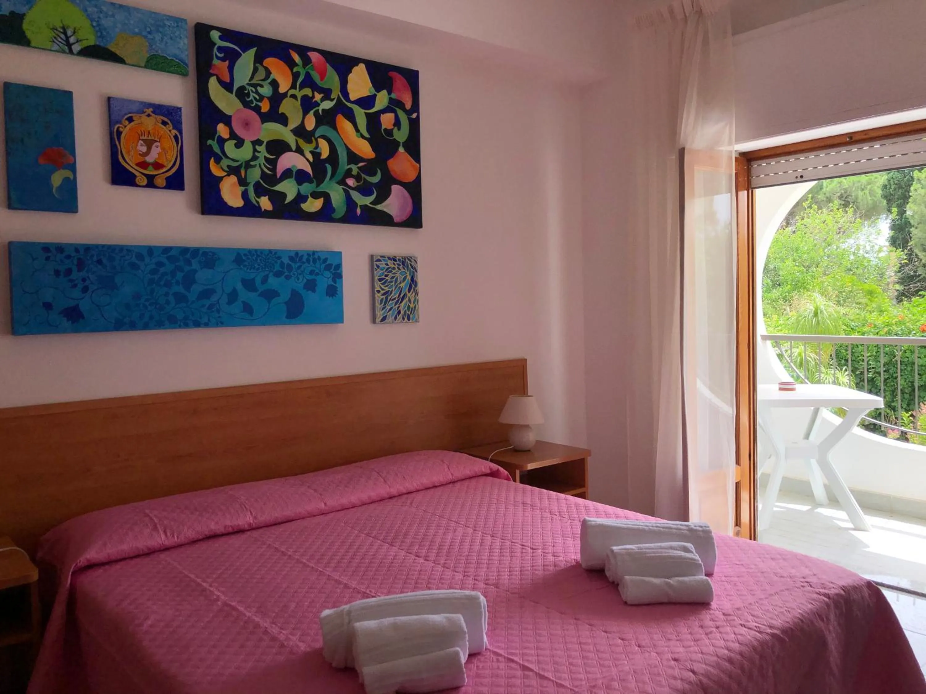 Bed in Al Saliceto Hotel