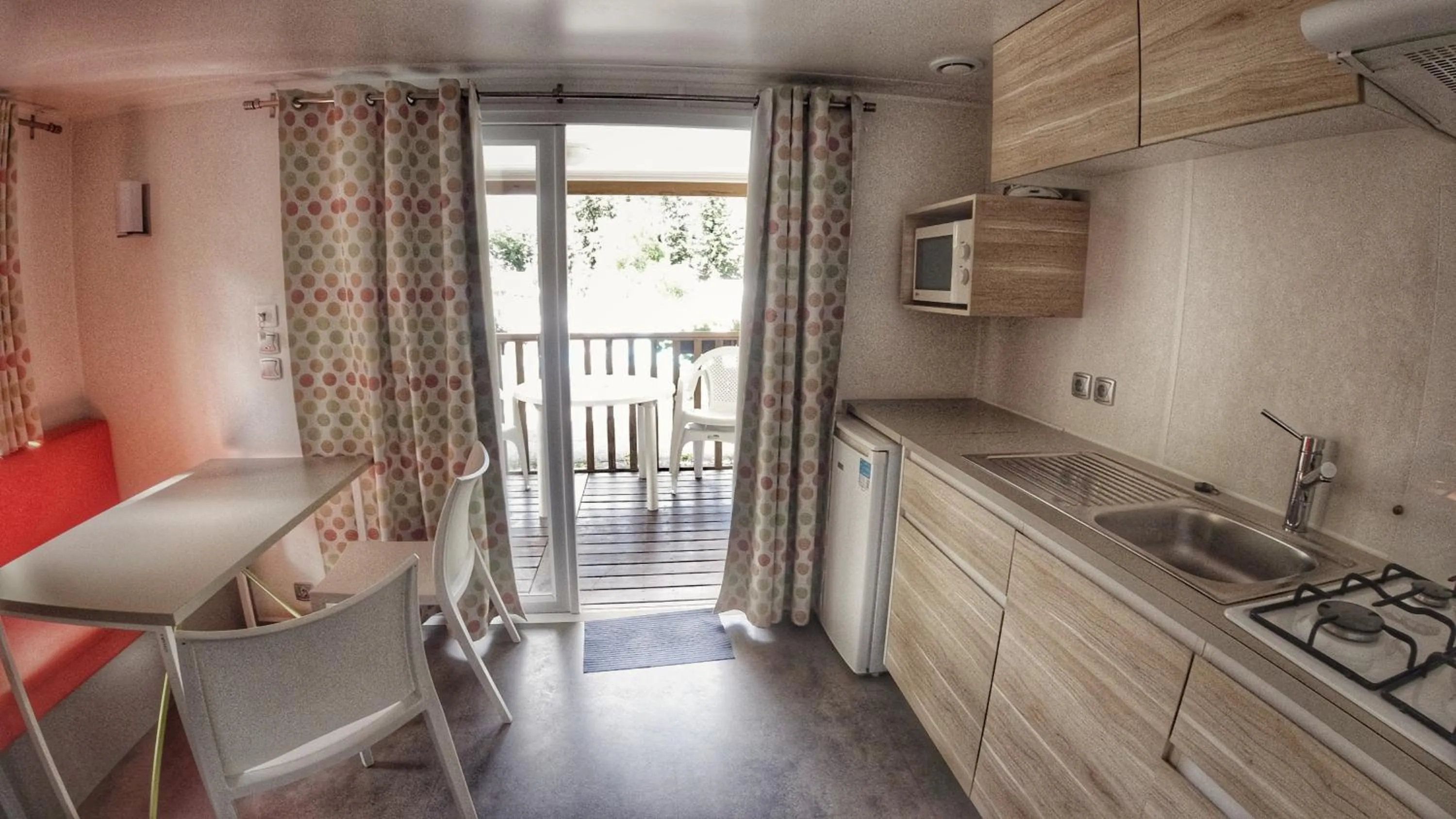 Balcony/Terrace in Camping Sokol Praha