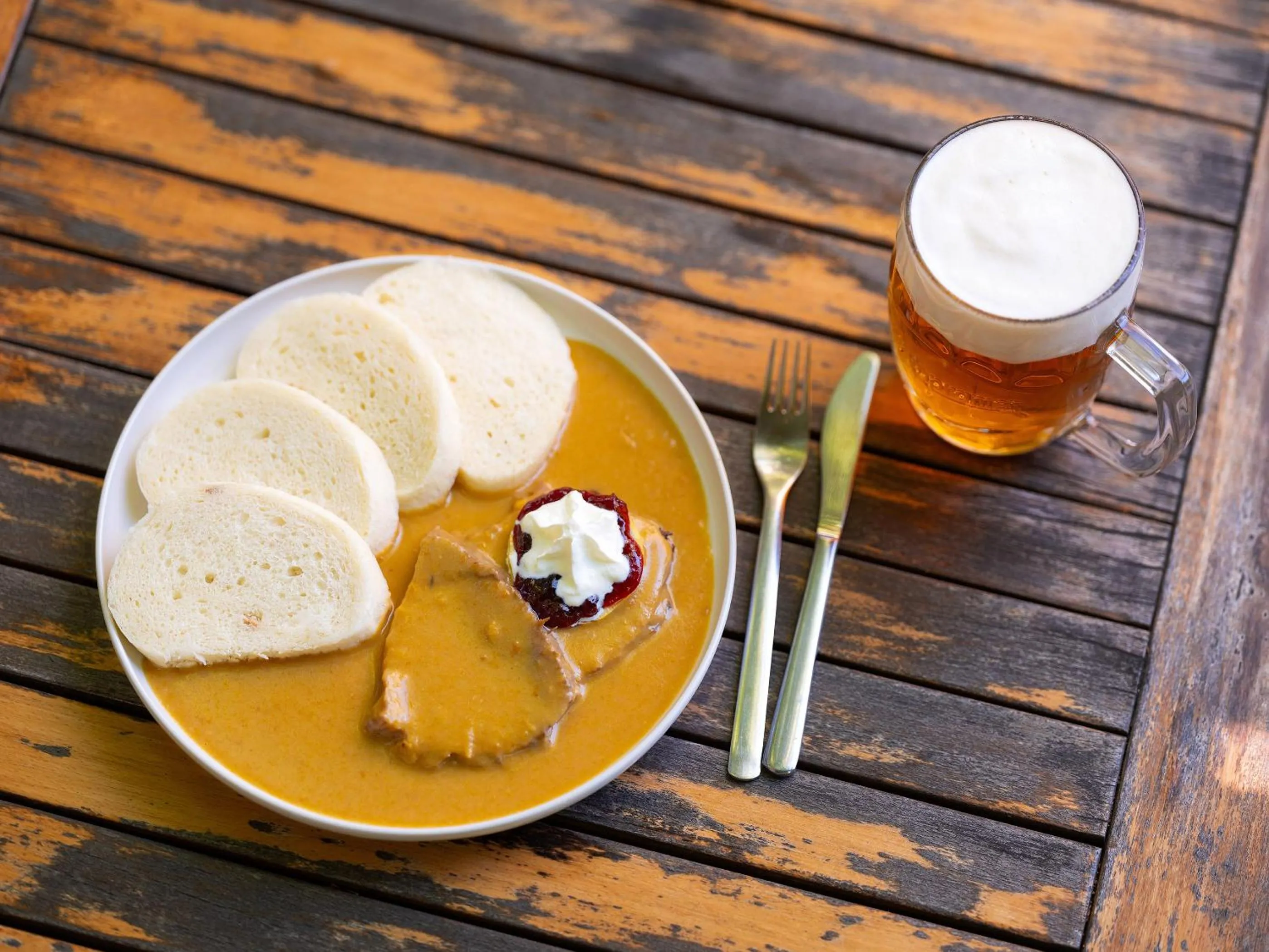 Food in Camping Sokol Praha