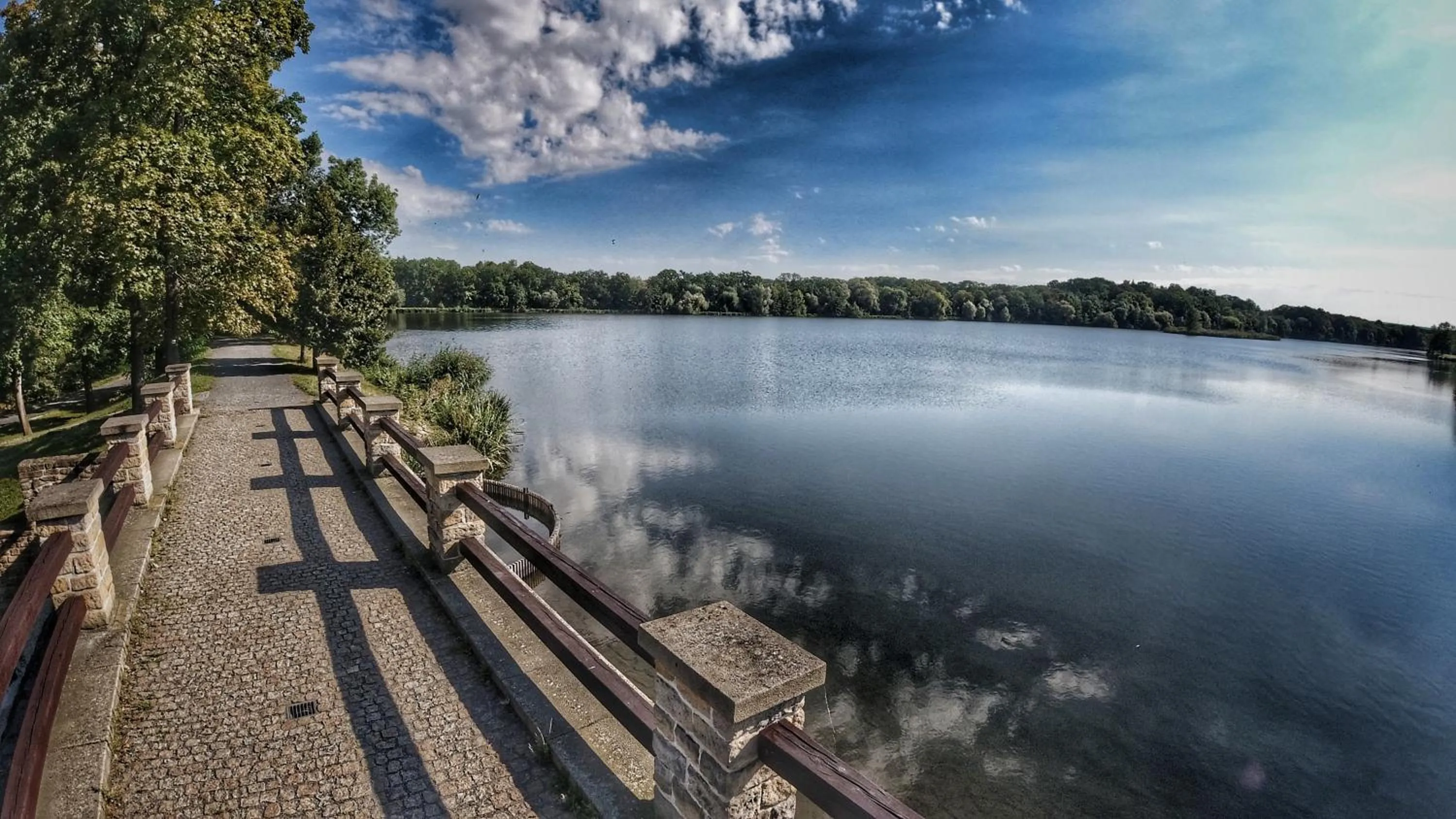 Natural landscape in Camping Sokol Praha