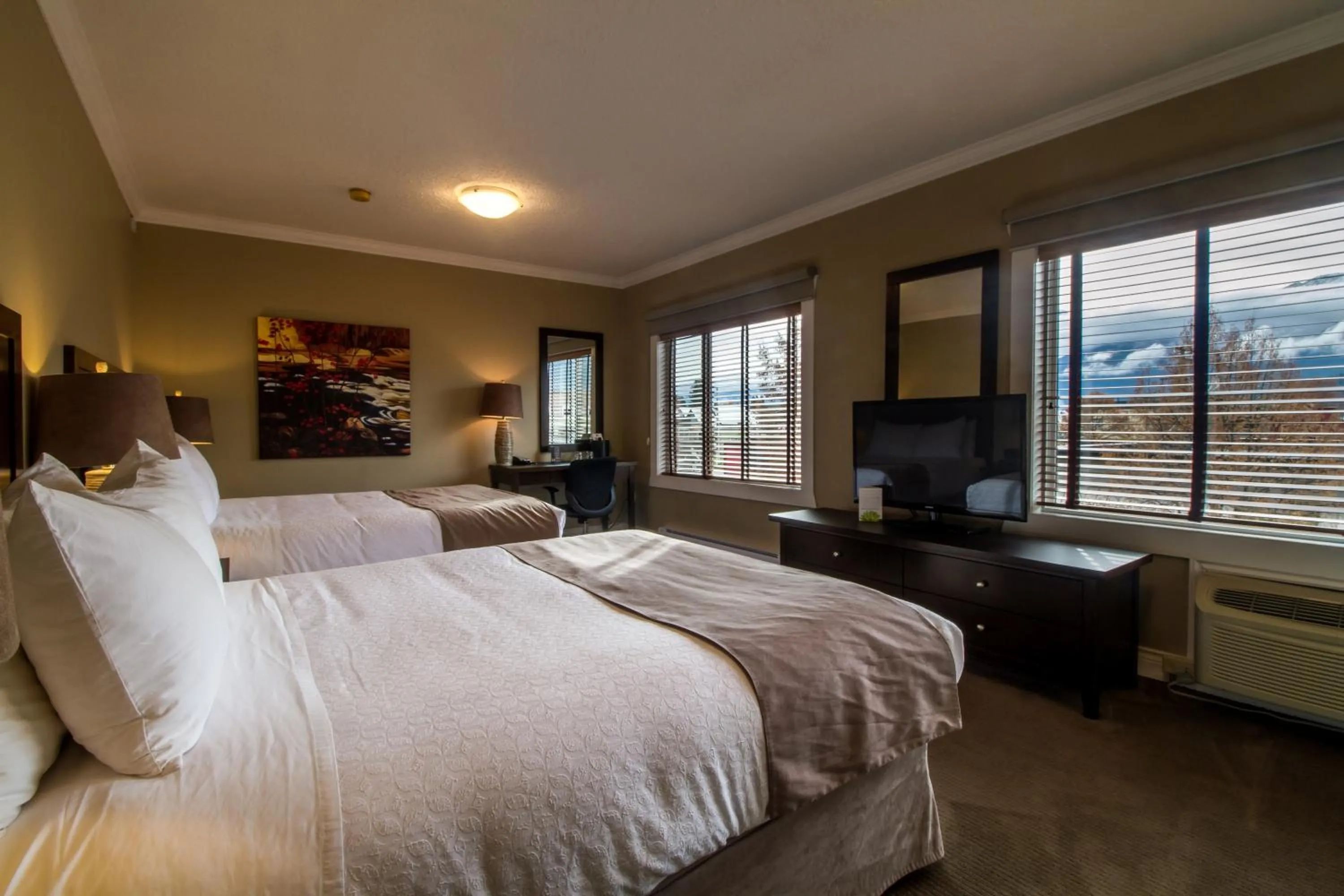 Bed in Regent Hotel Revelstoke