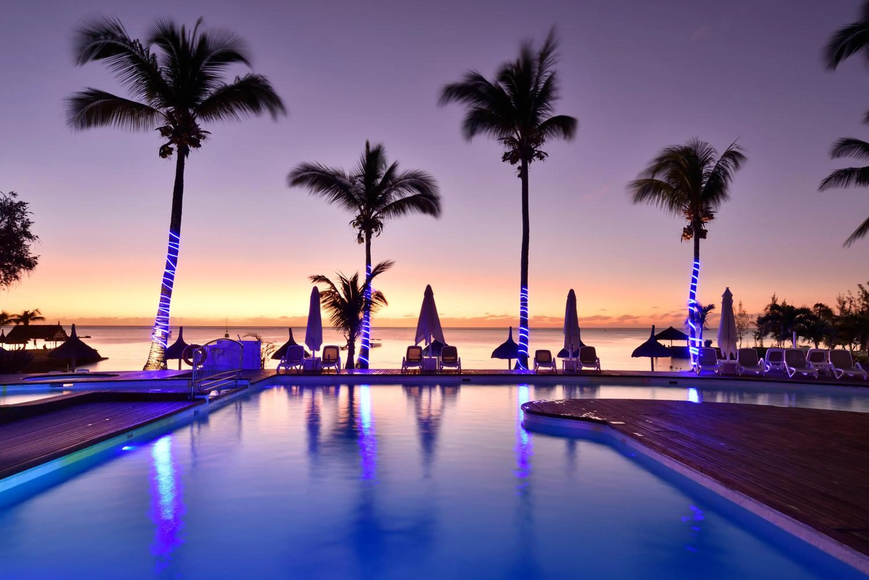 Swimming pool in Coral Azur Beach Resort Mont Choisy