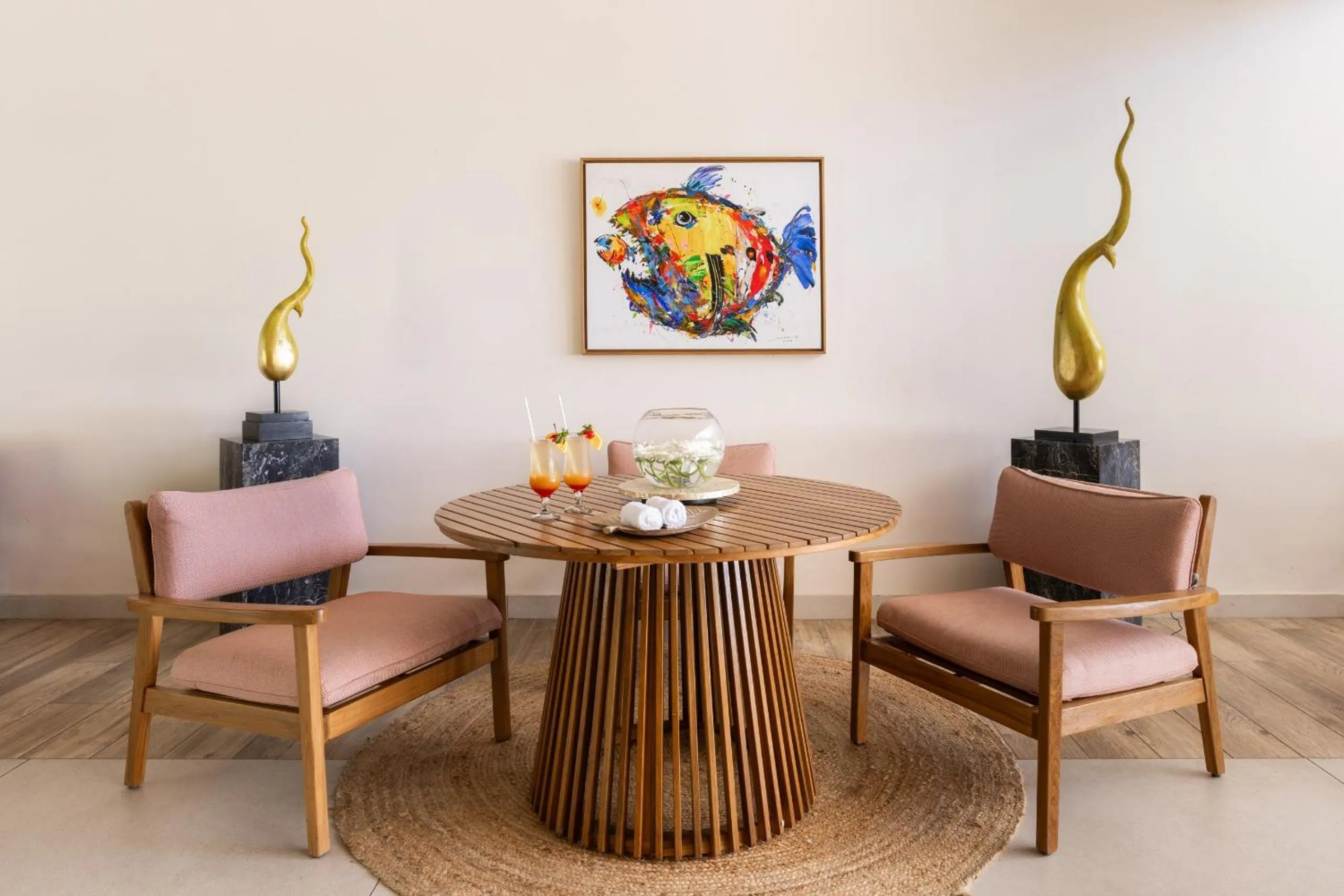 Property building in Coral Azur Beach Resort Mont Choisy