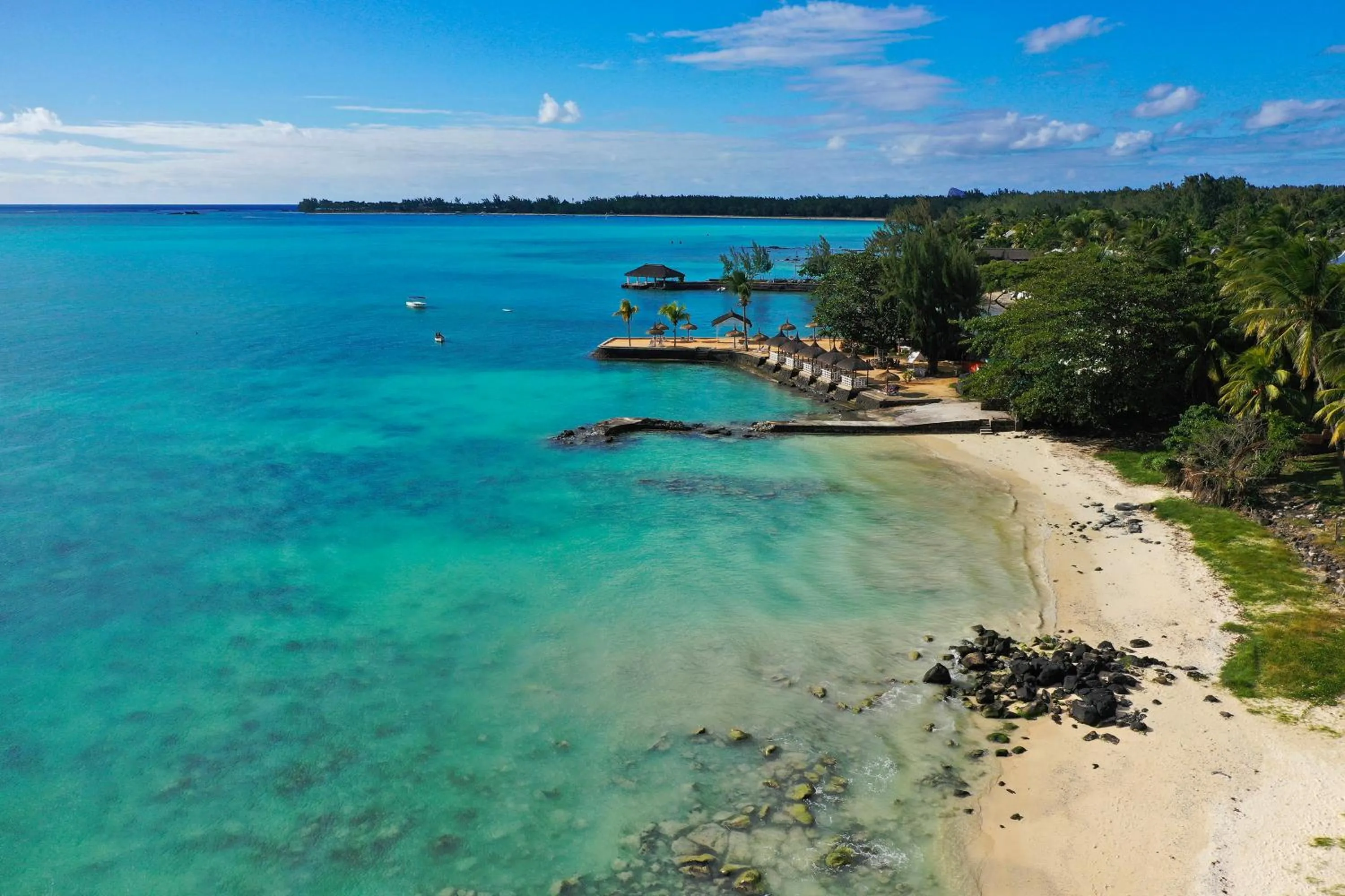 Sea view in Coral Azur Beach Resort Mont Choisy