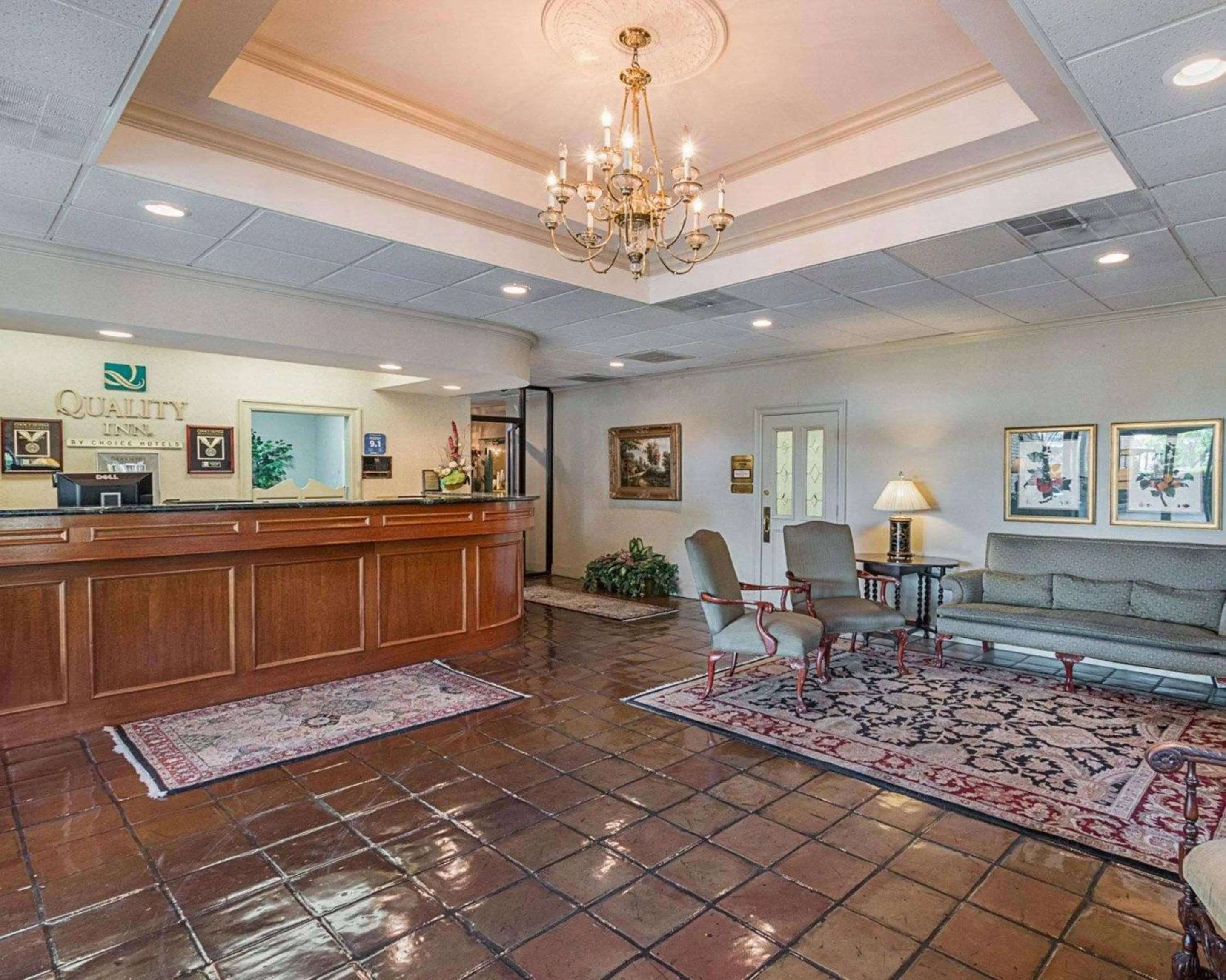 Lobby or reception in Quality Inn Ennis