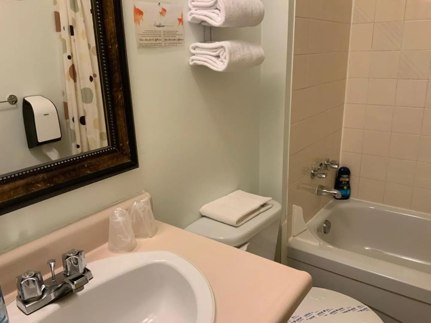 Bathroom in Motel Rayalco