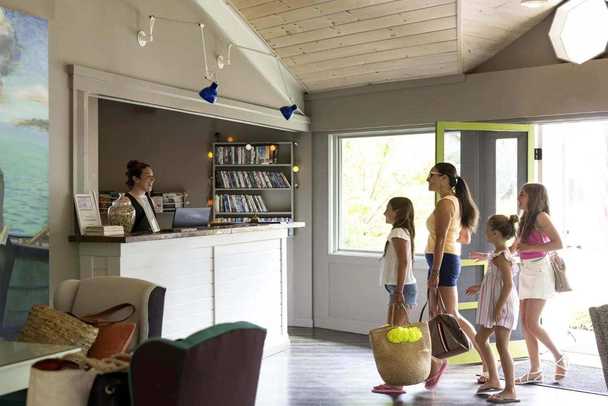 Lobby or reception in The Lodge on the Cove