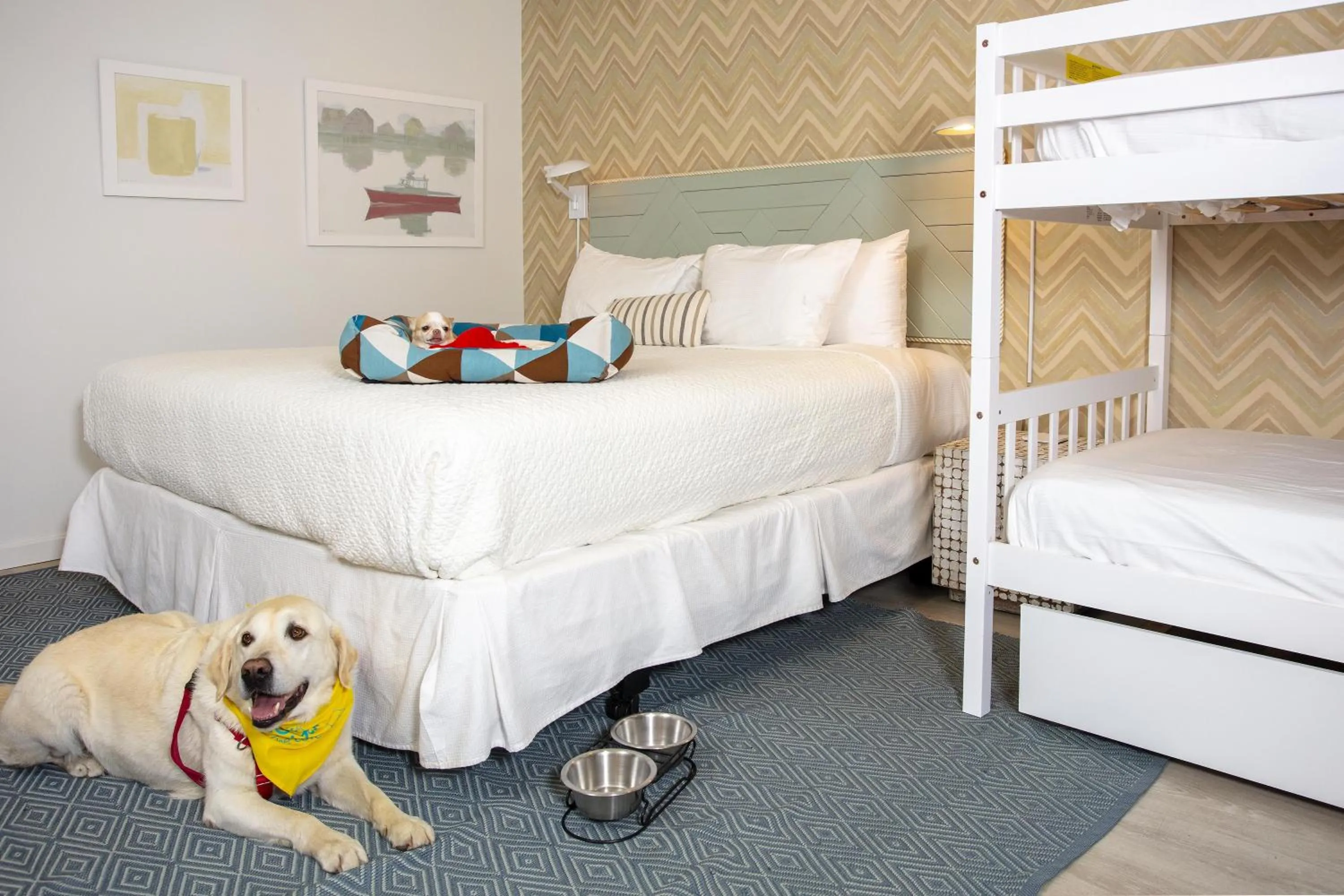 Bedroom, Bed in The Lodge on the Cove