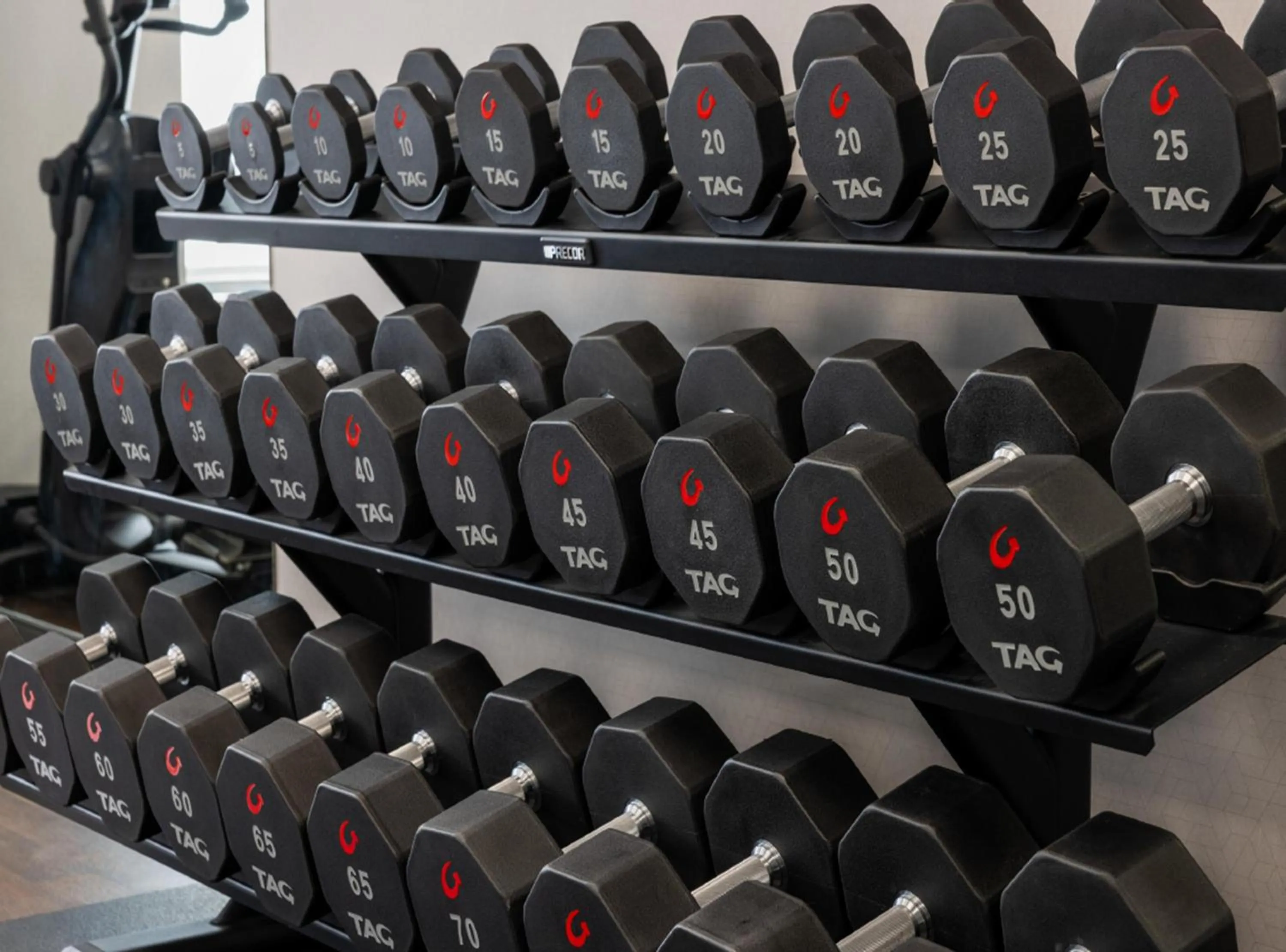 Fitness centre/facilities in Hampton Inn & Suites Richmond Glenside