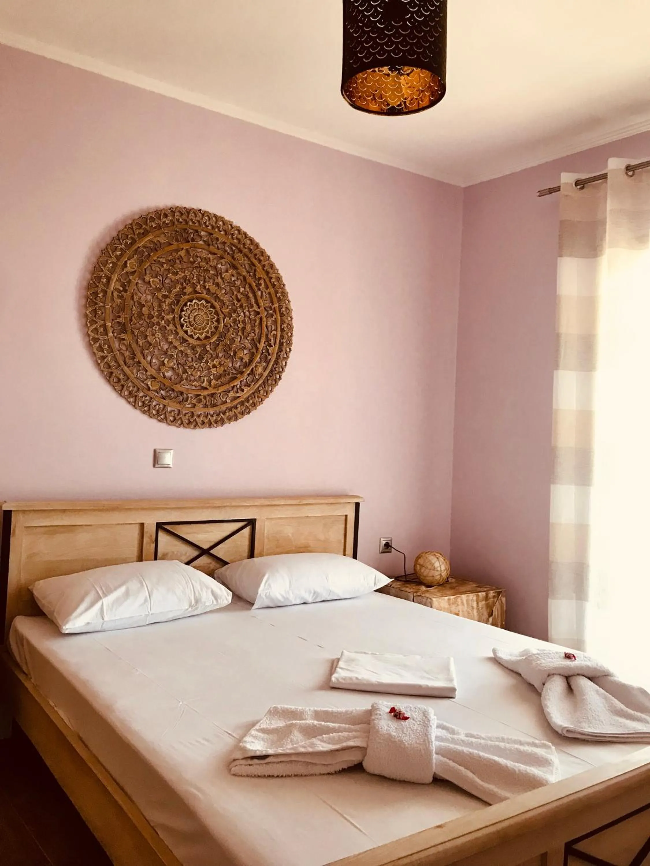 Bedroom, Bed in Villa Lydia