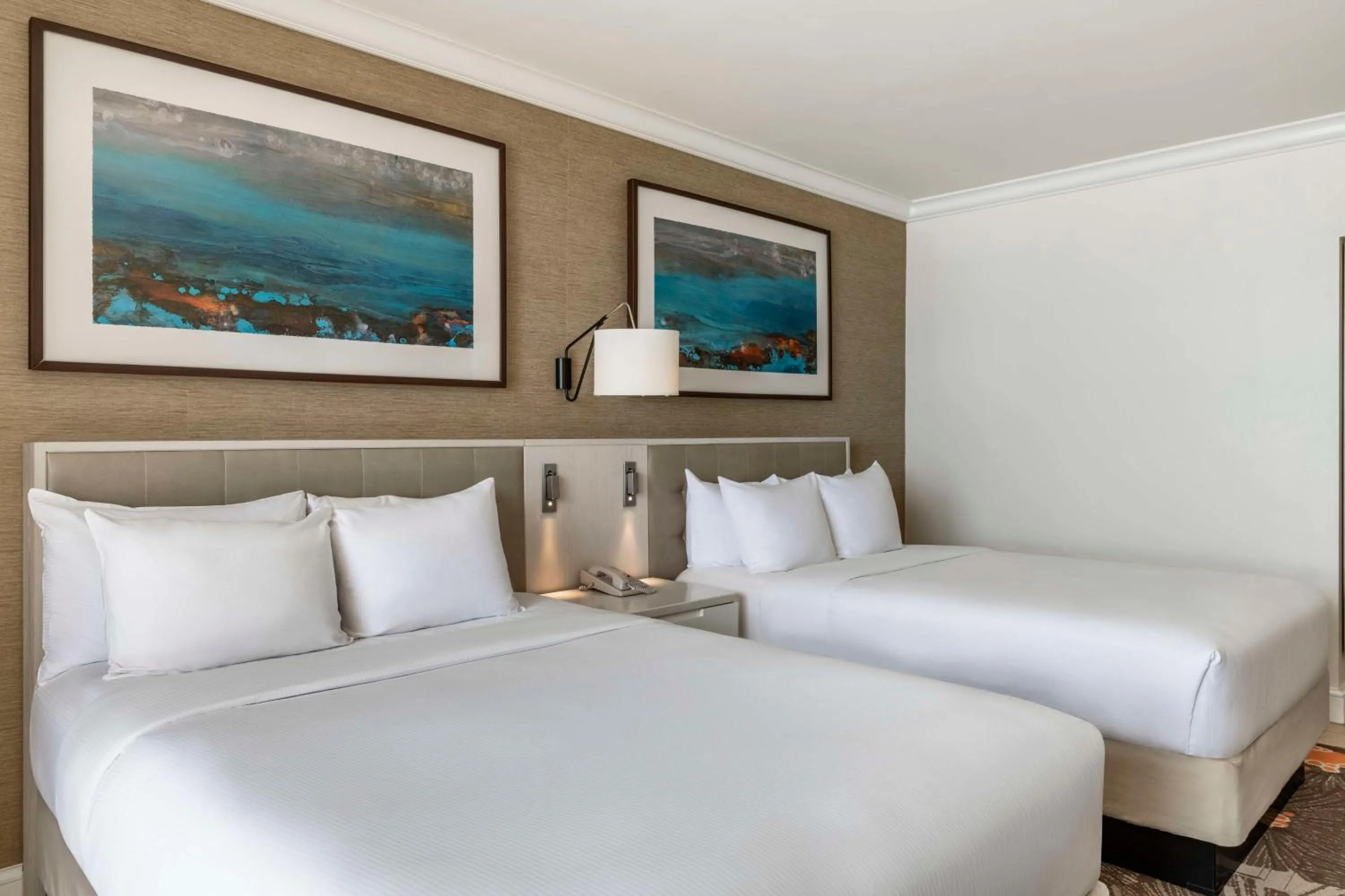 Bed in Hilton Barbados Resort