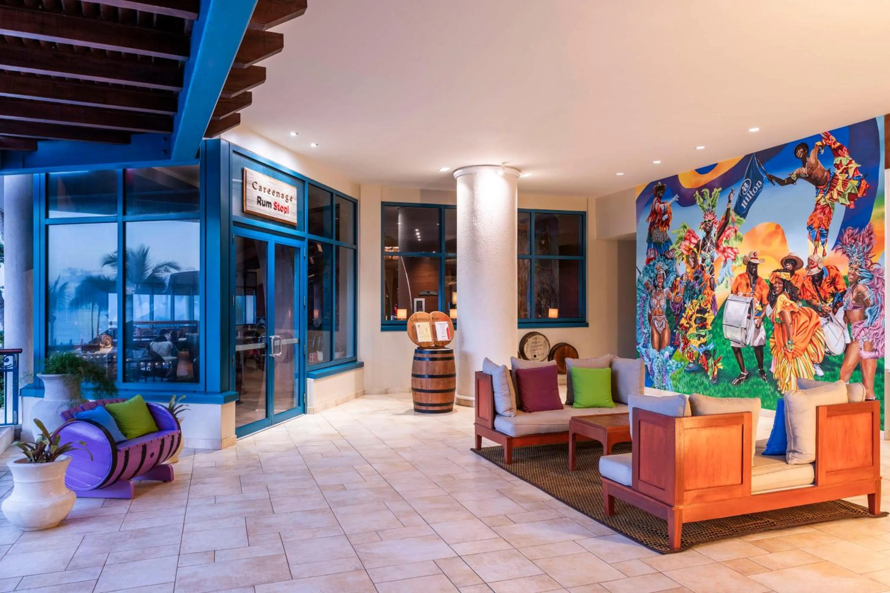Lobby or reception in Hilton Barbados Resort