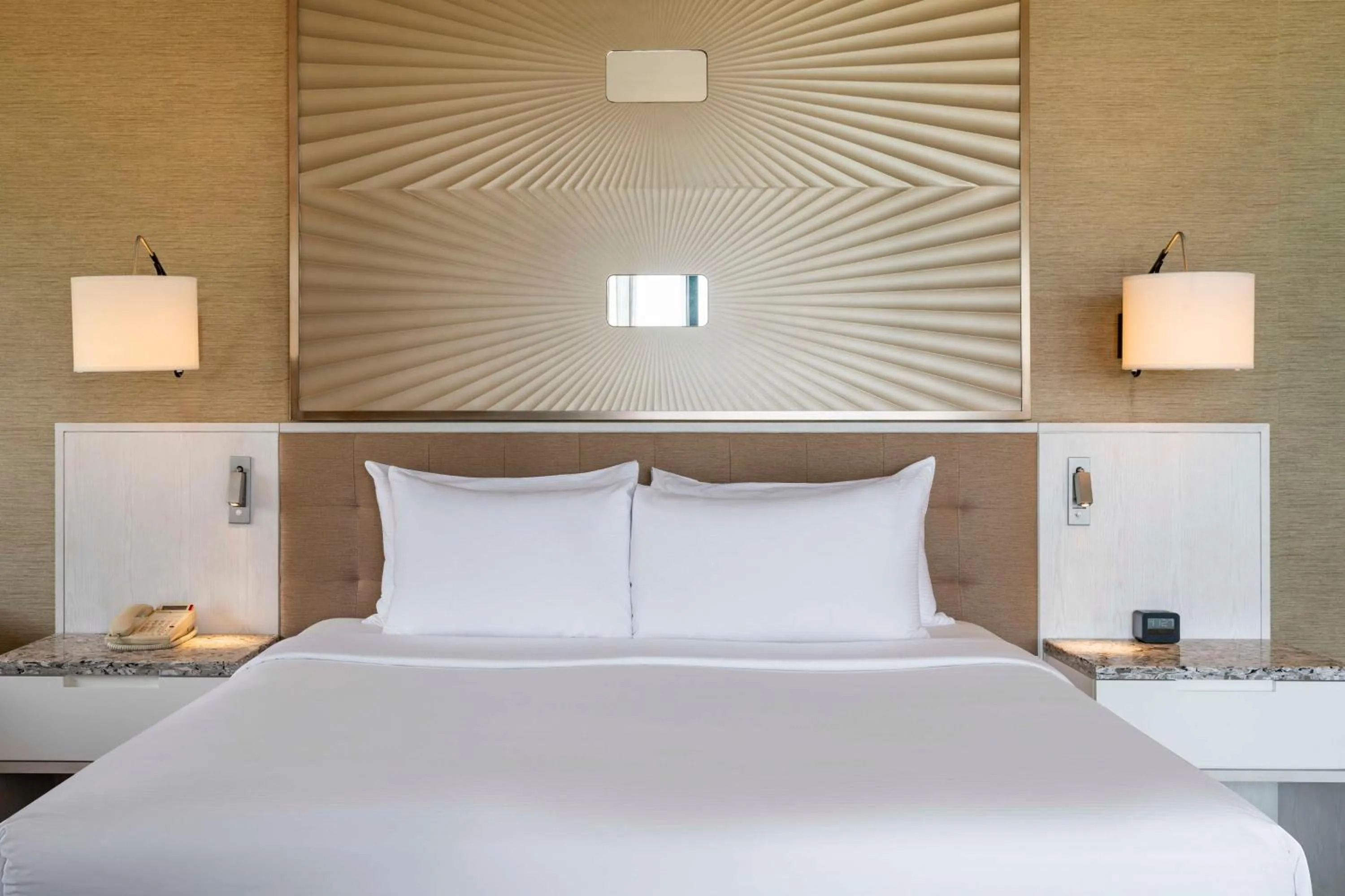 Bed in Hilton Barbados Resort