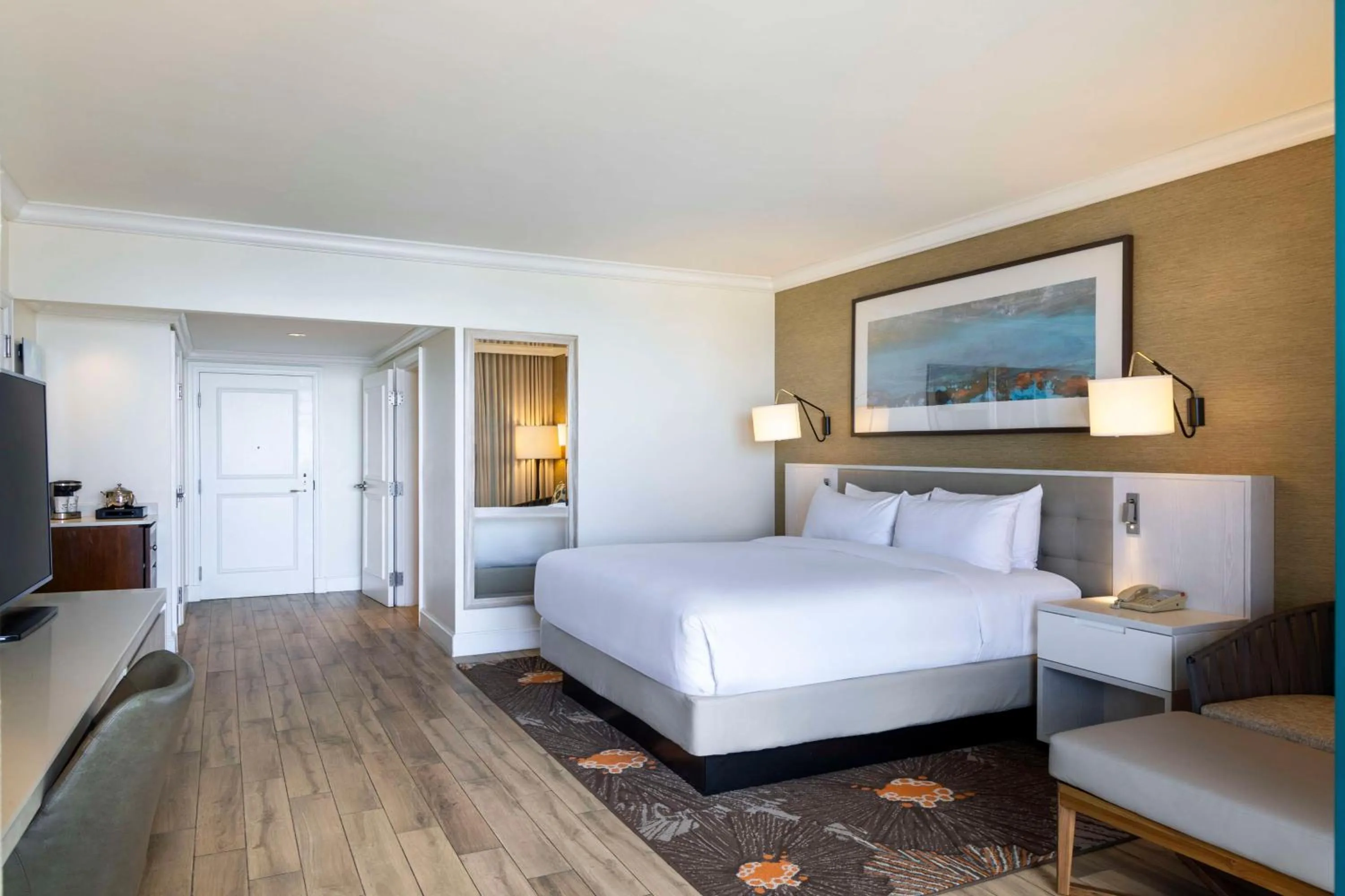 Photo of the whole room, Bed in Hilton Barbados Resort