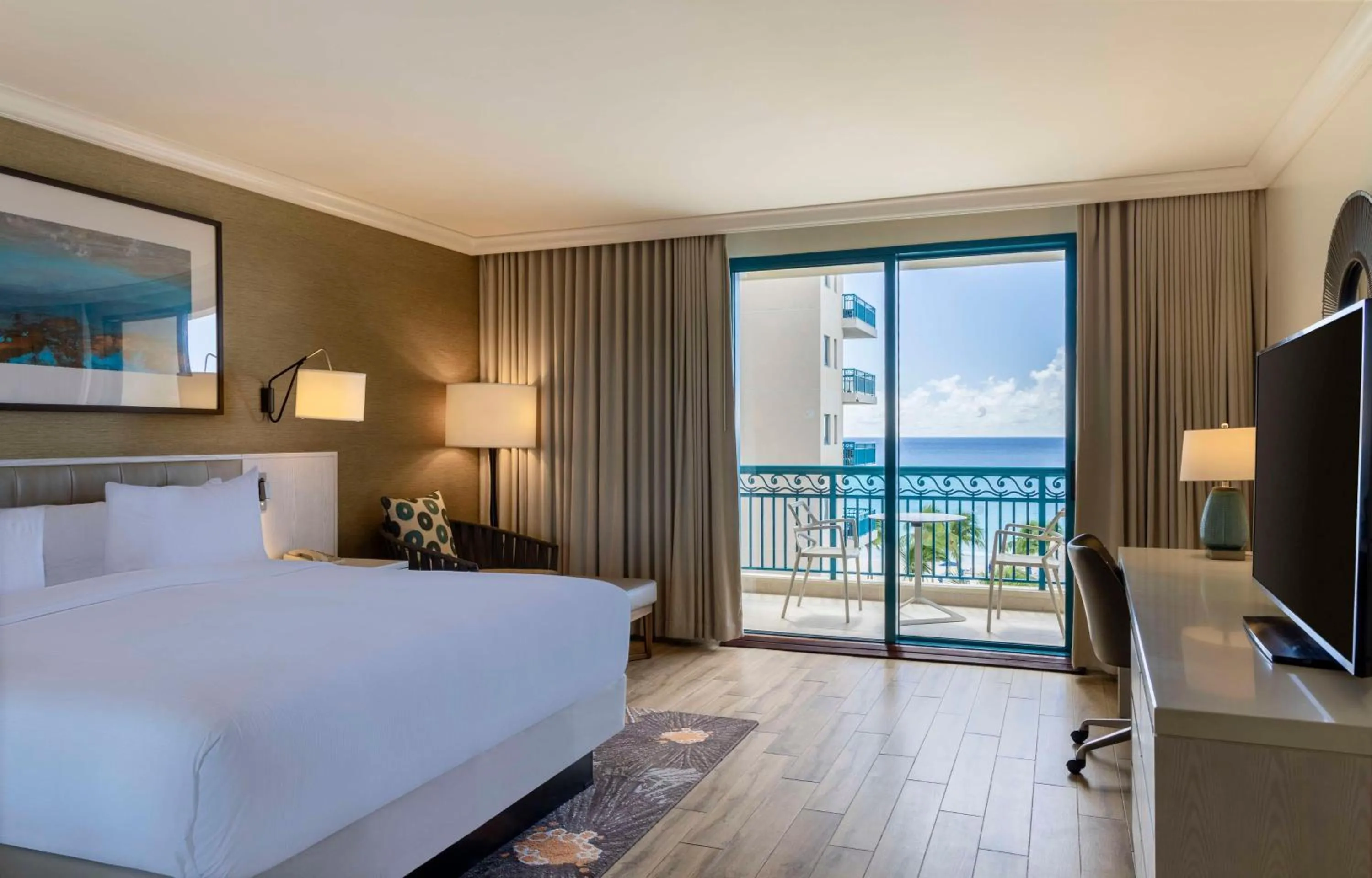 Photo of the whole room, Bed in Hilton Barbados Resort