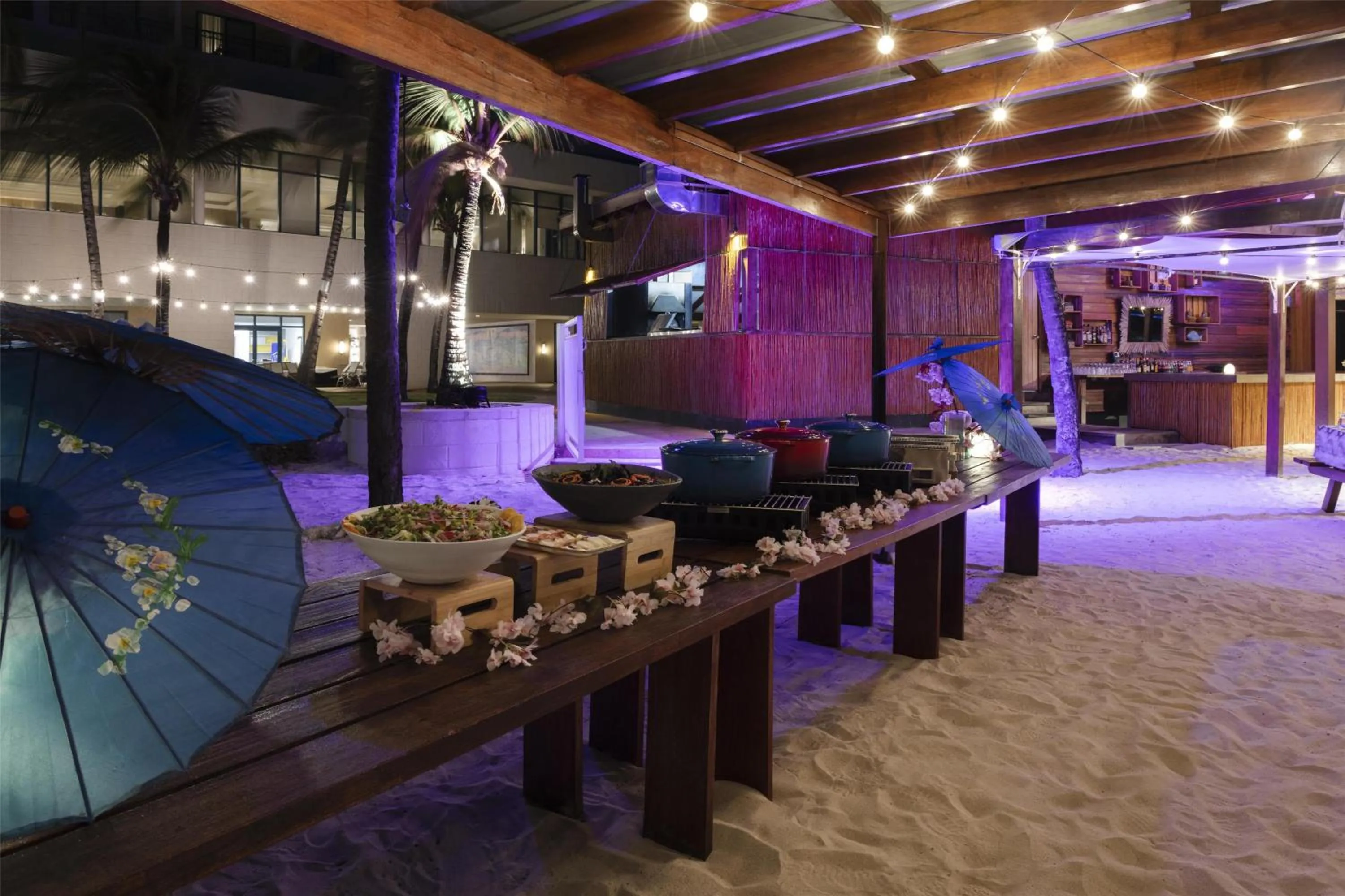 Patio in Hilton Barbados Resort