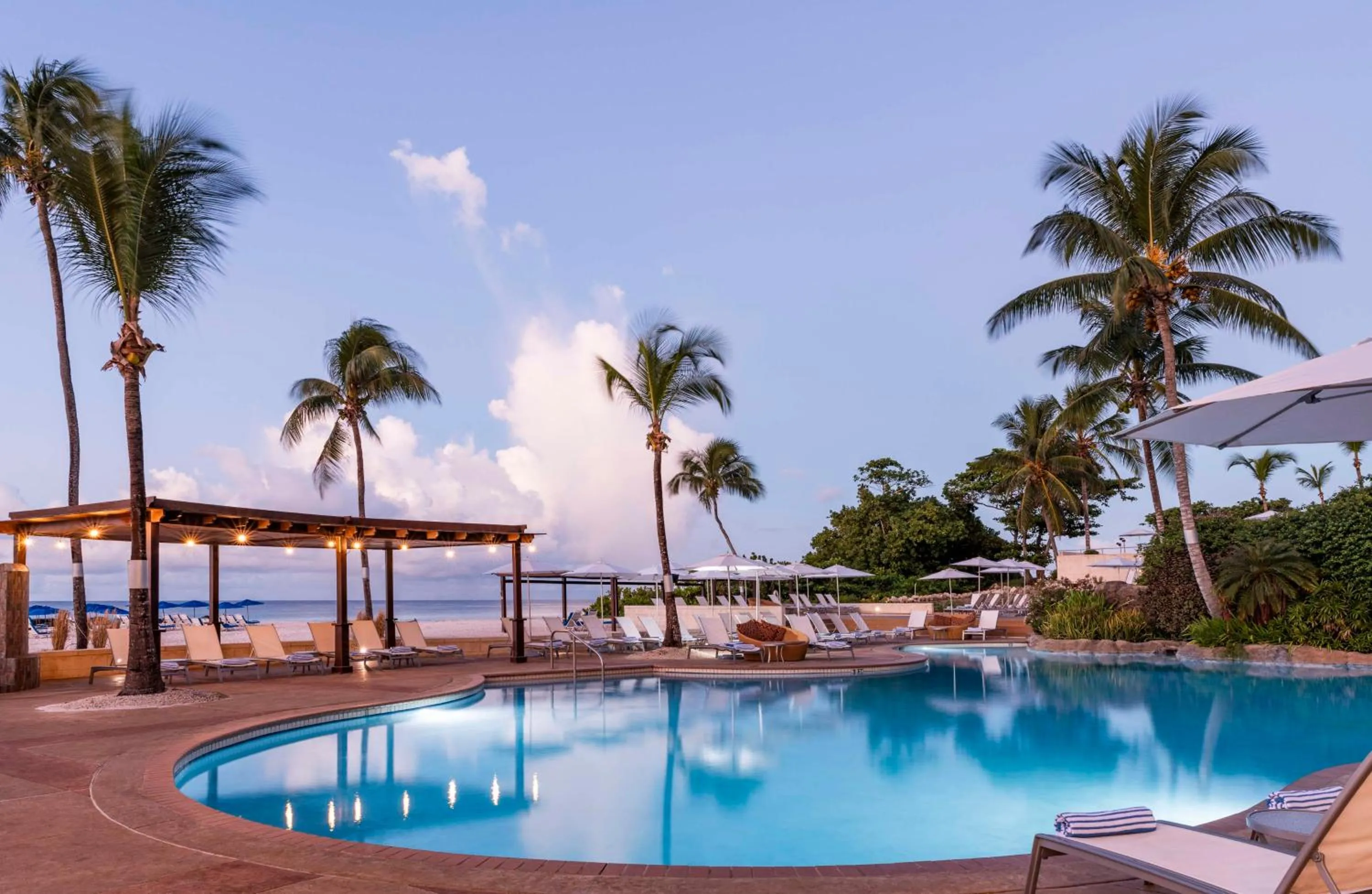 Swimming pool in Hilton Barbados Resort