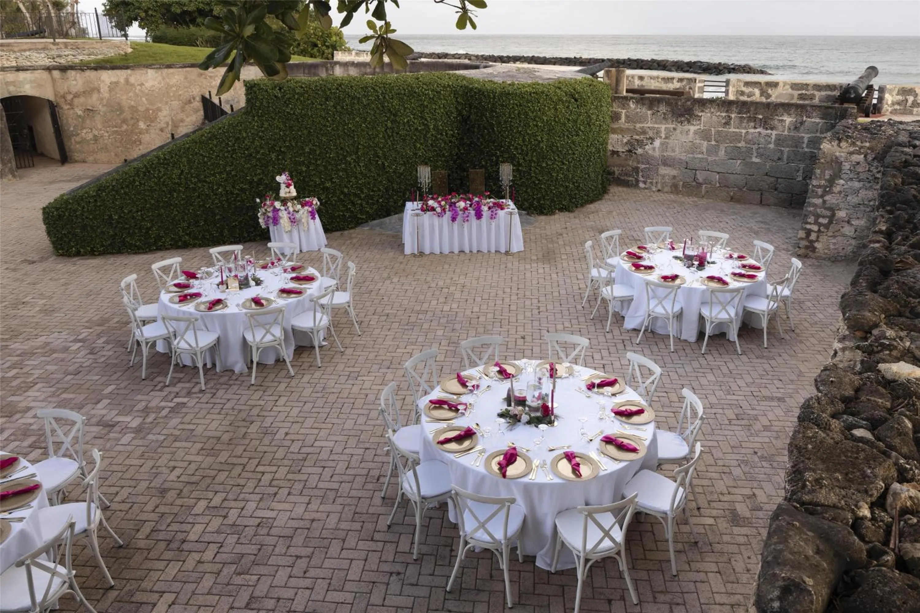 Inner courtyard view in Hilton Barbados Resort