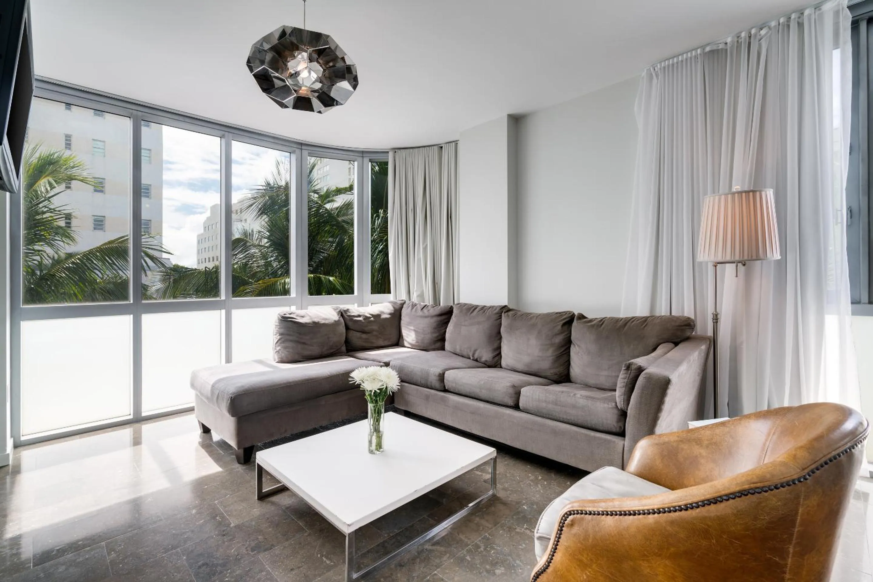 Living room in Boulan South Beach