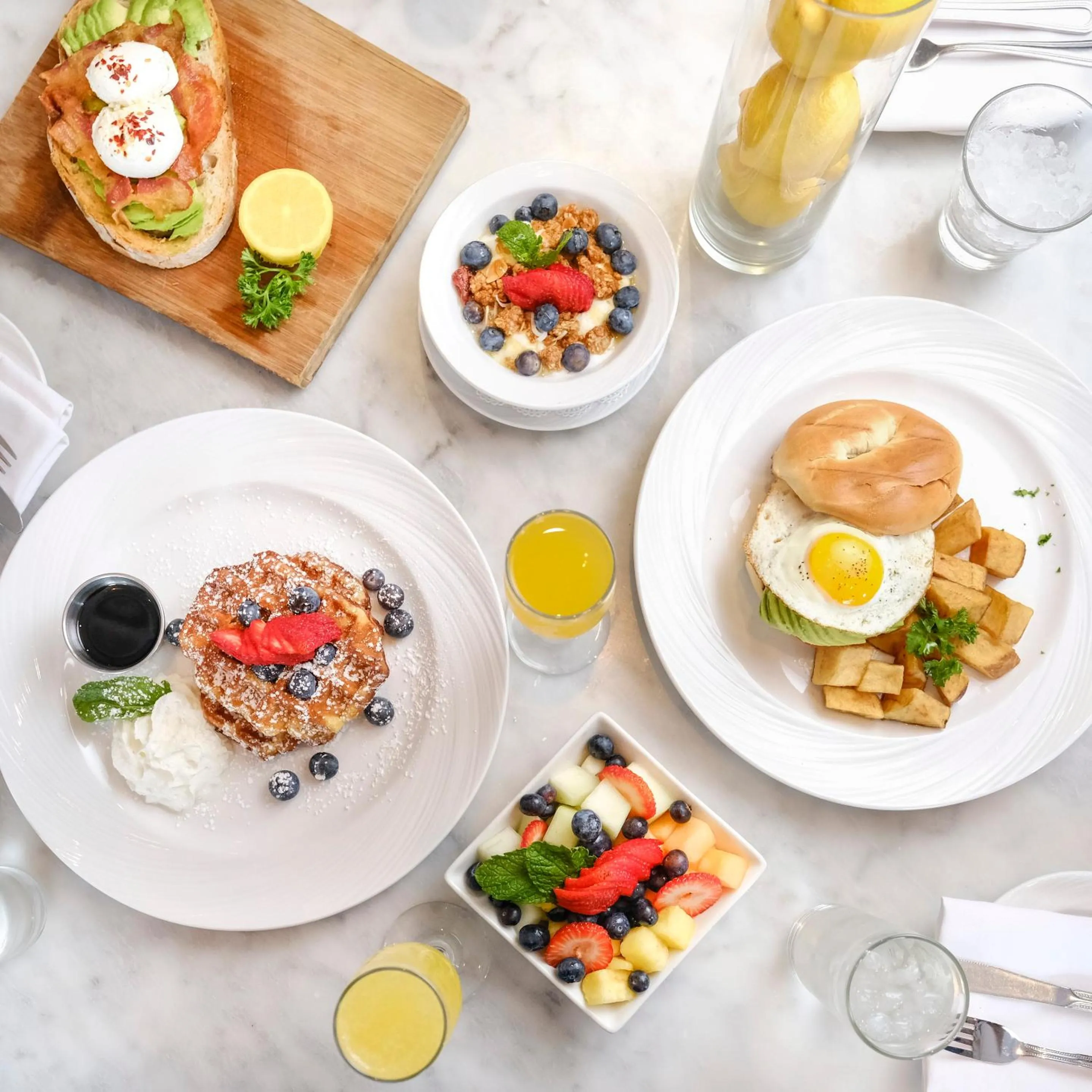 Food and drinks in Boulan South Beach