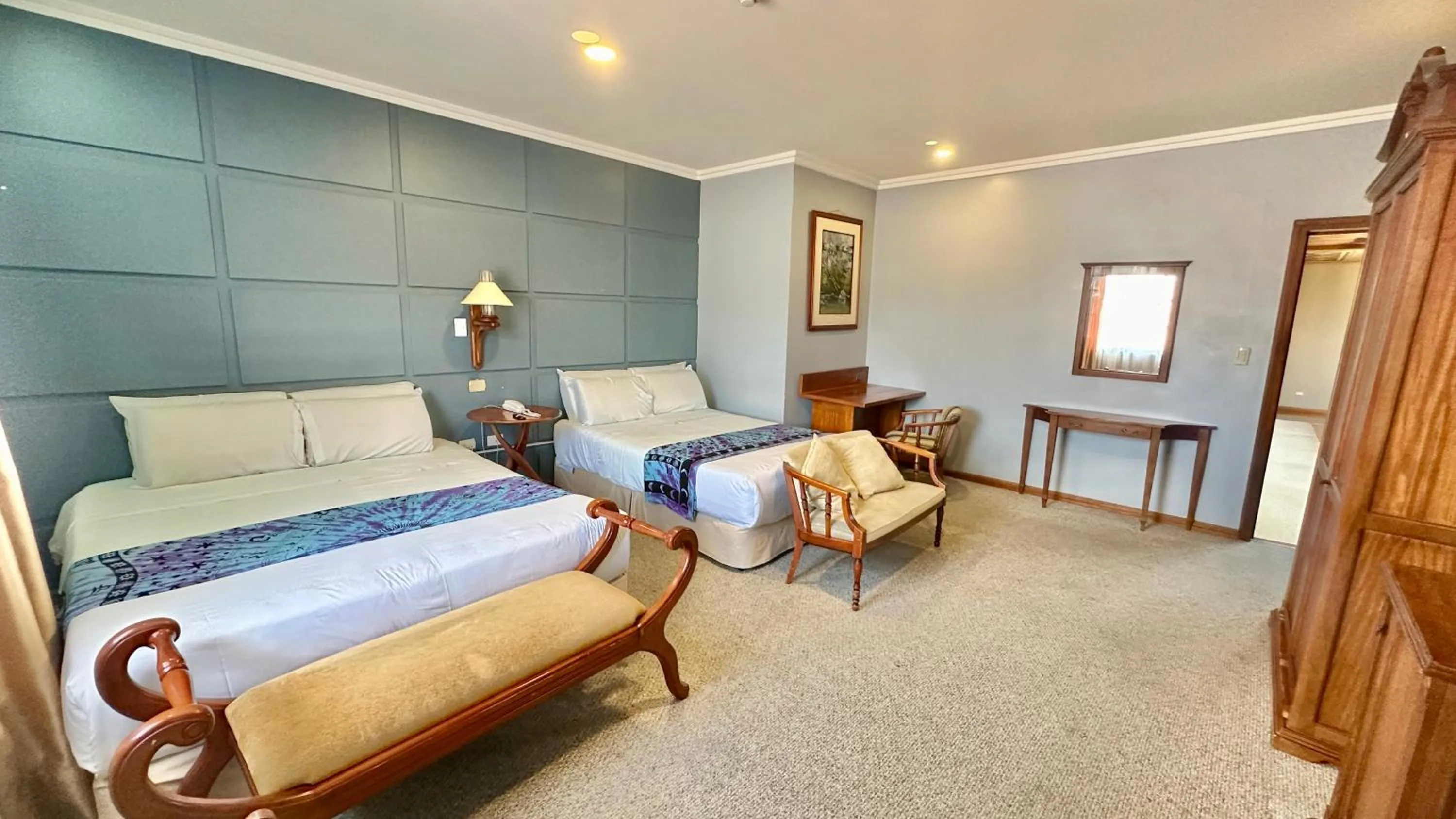 Bed in Hotel Carvallo