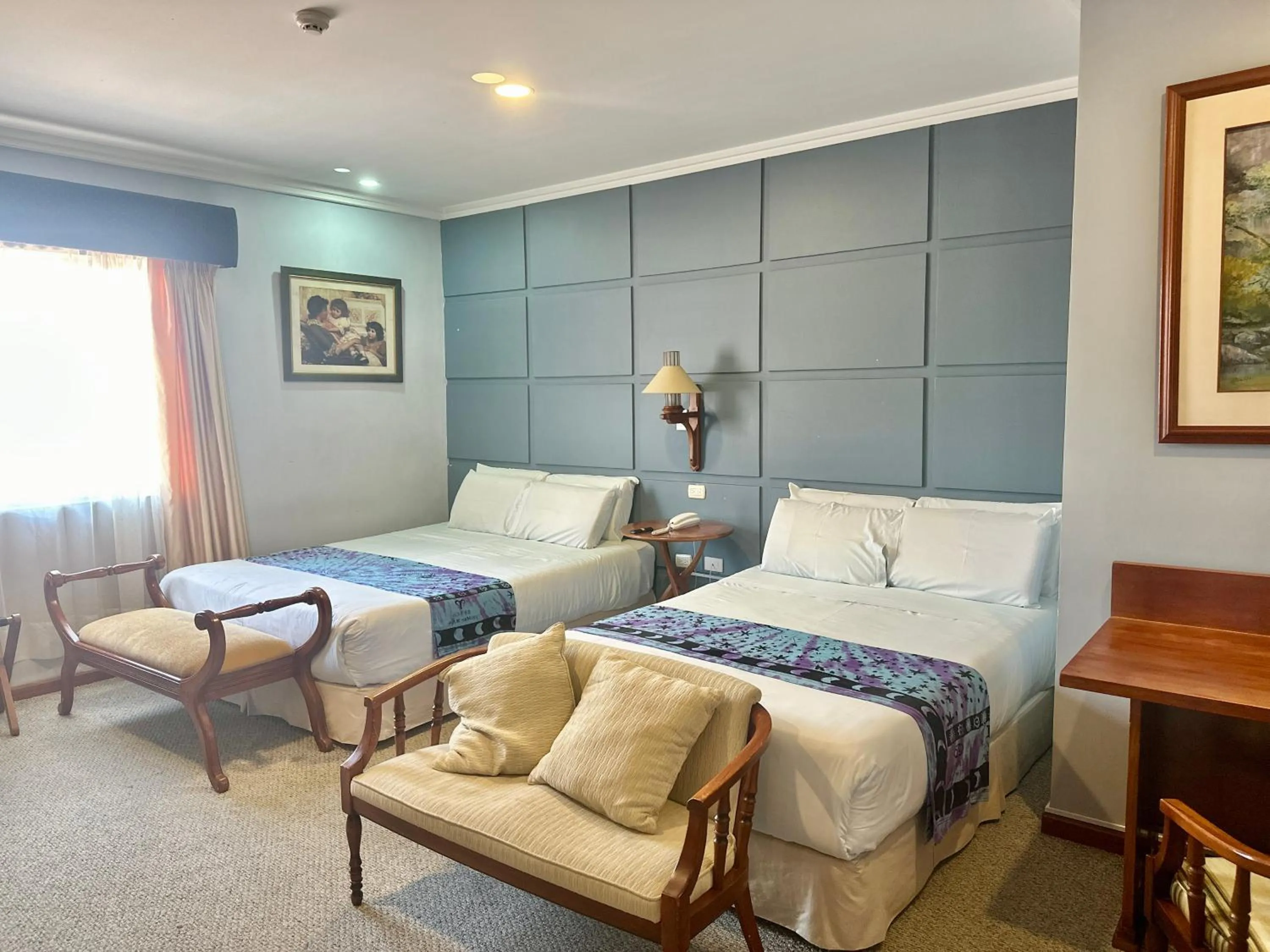 Bed in Hotel Carvallo