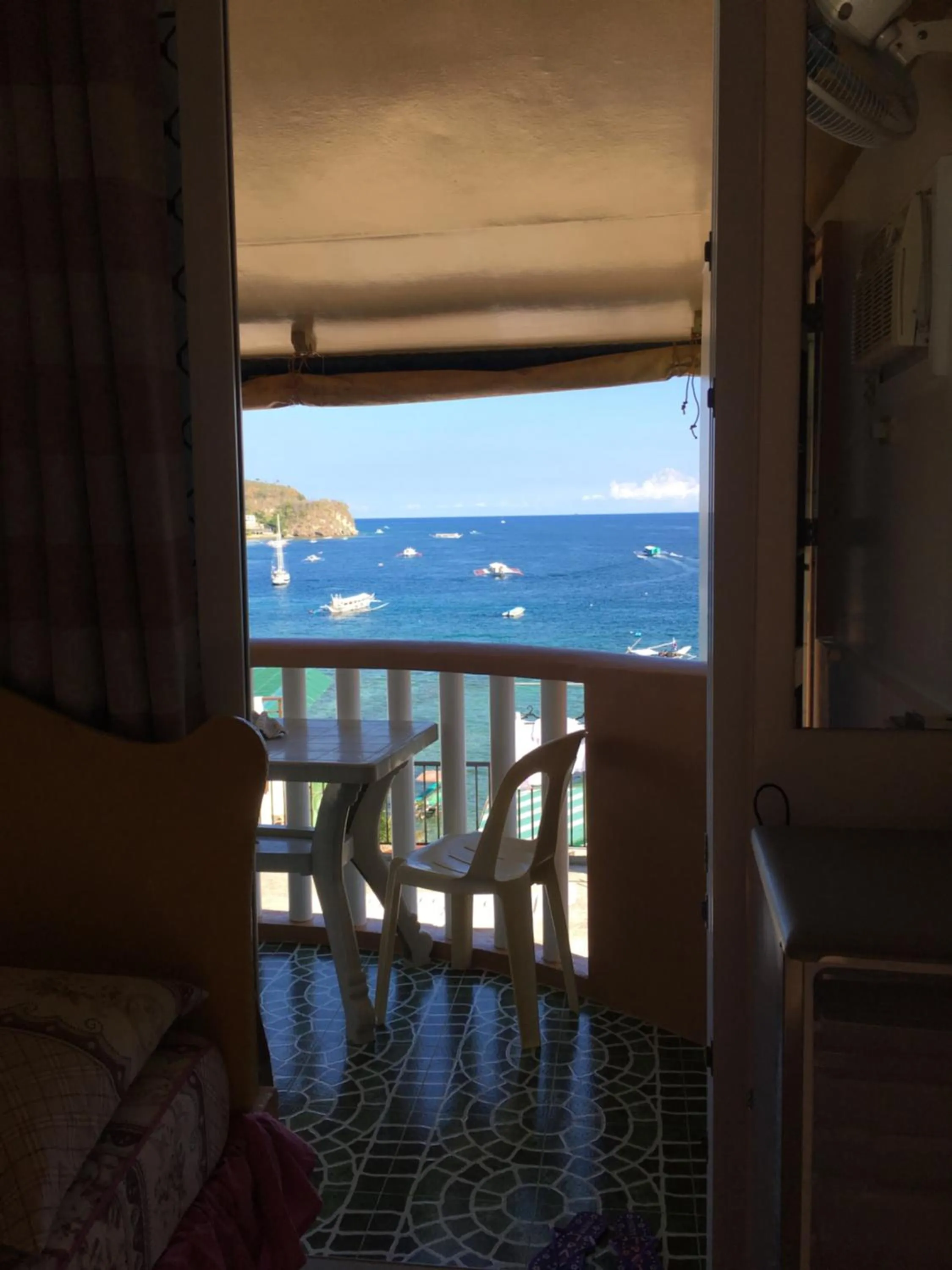 Sea view in Reynaldo's Upstairs