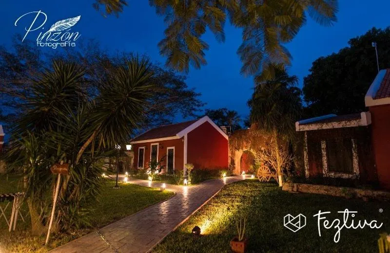 Garden in Hacienda Santa Cruz Merida