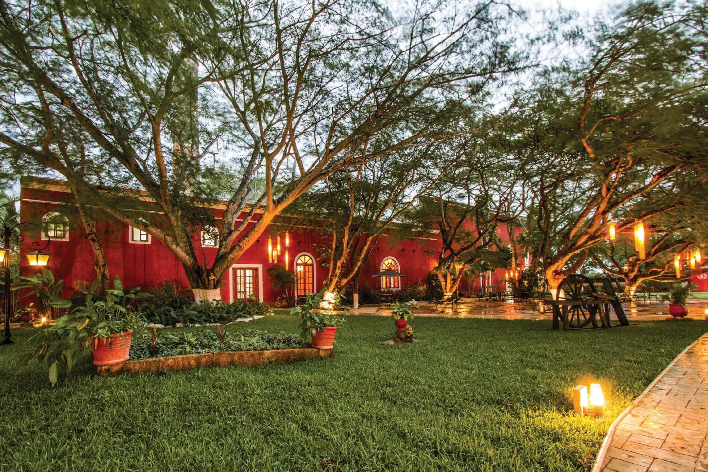 Garden in Hacienda Santa Cruz Merida