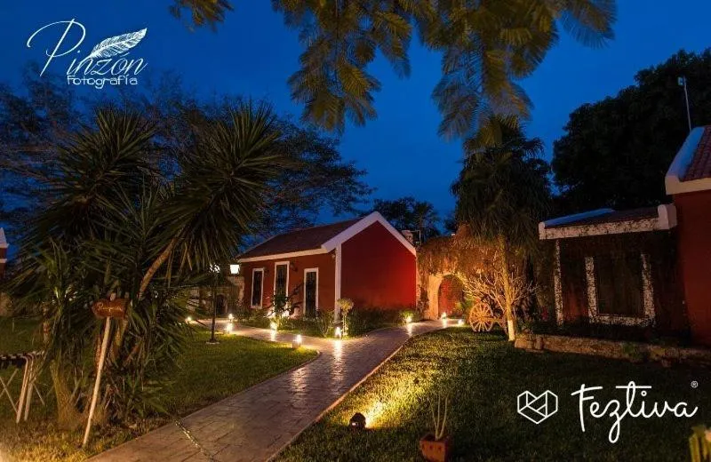 Night in Hacienda Santa Cruz Merida