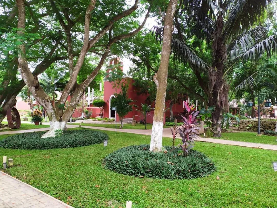 Garden in Hacienda Santa Cruz Merida