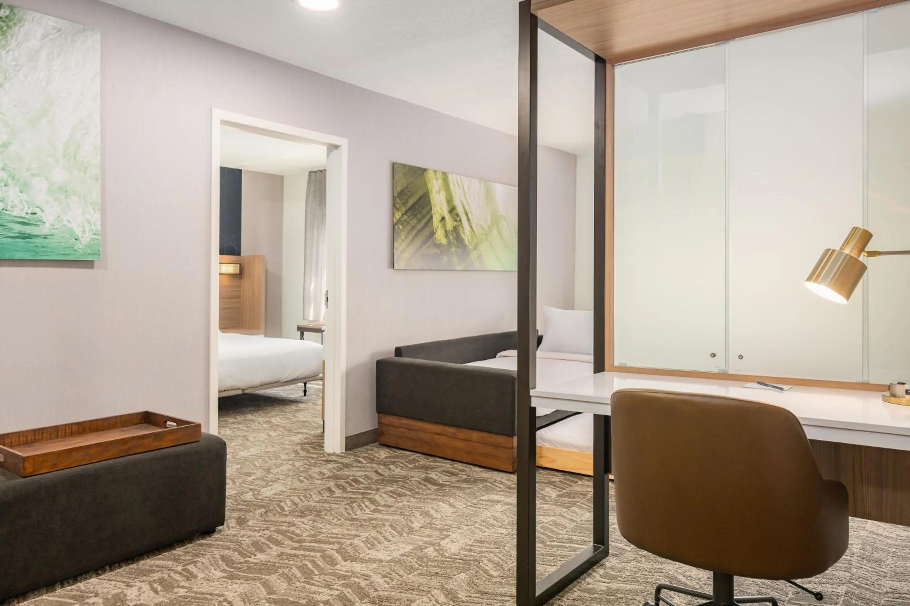 Bedroom, Bed in SpringHill Suites by Marriott Freeport Brunswick