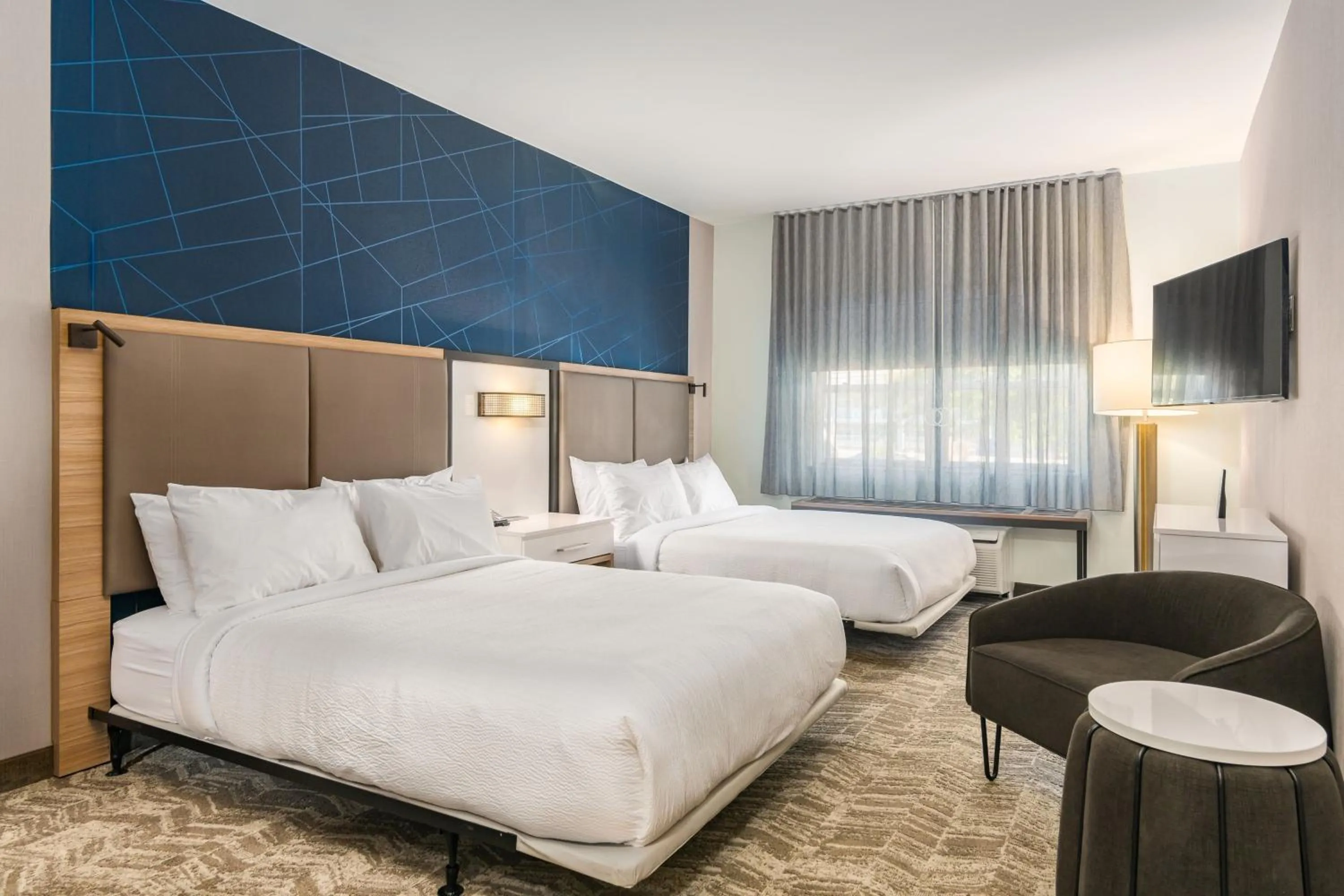 Photo of the whole room, Bed in SpringHill Suites by Marriott Freeport Brunswick