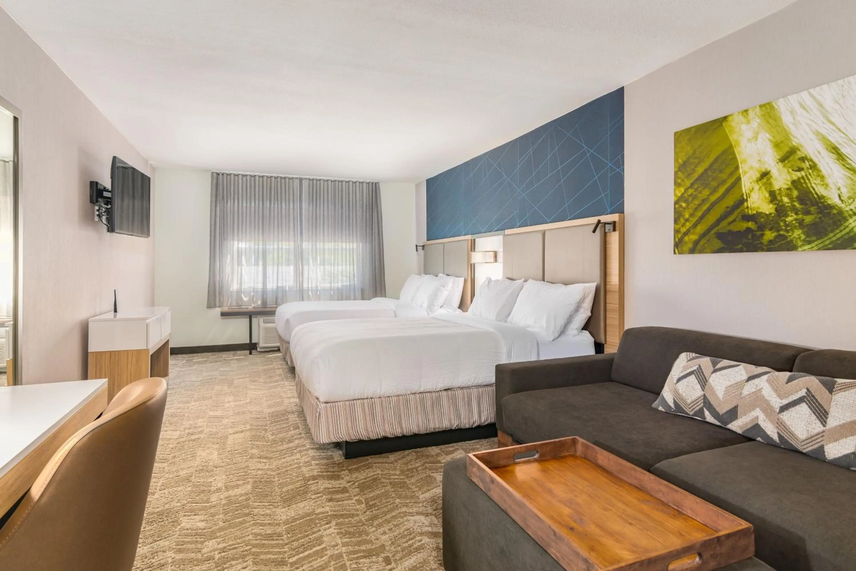 Photo of the whole room, Bed in SpringHill Suites by Marriott Freeport Brunswick