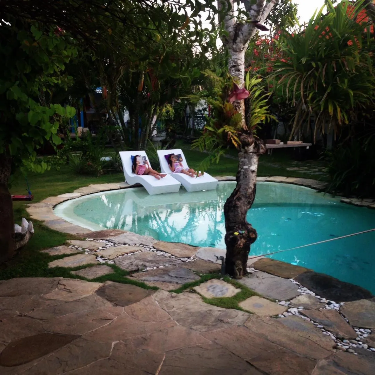 Swimming pool in Villa Shantitara Bungalows