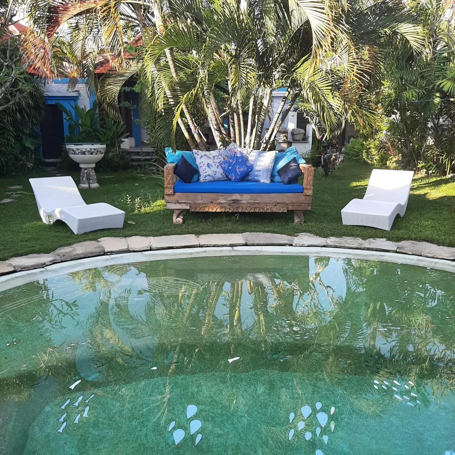 Garden in Villa Shantitara Bungalows