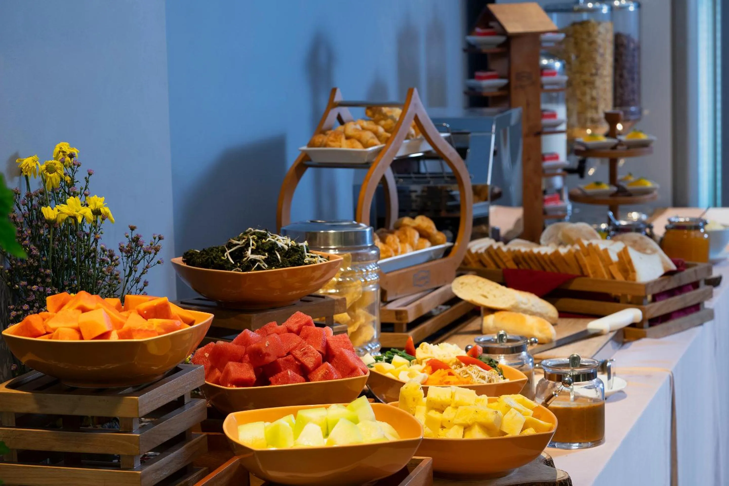 Buffet breakfast in BATIQA Hotel Darmo - Surabaya