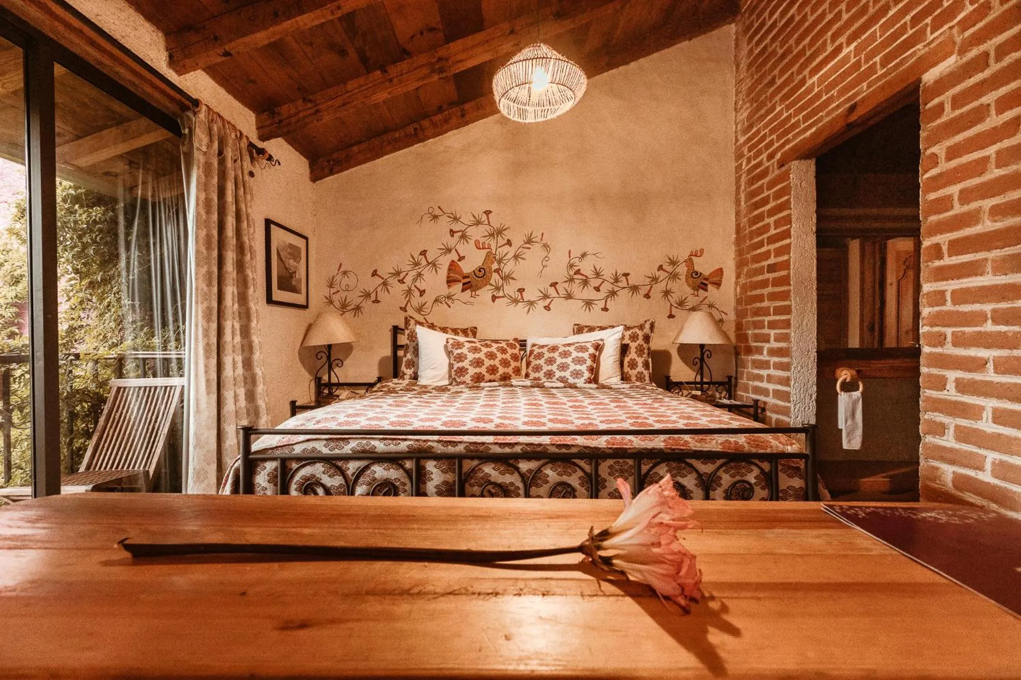 Bed in Hotel Villas Casa Morada