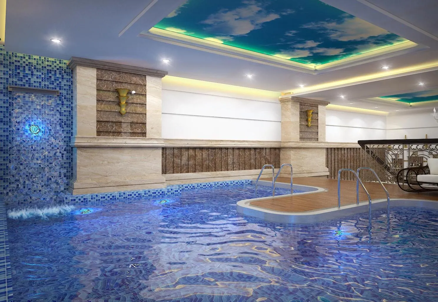 Pool view in Rung Huong Apartment