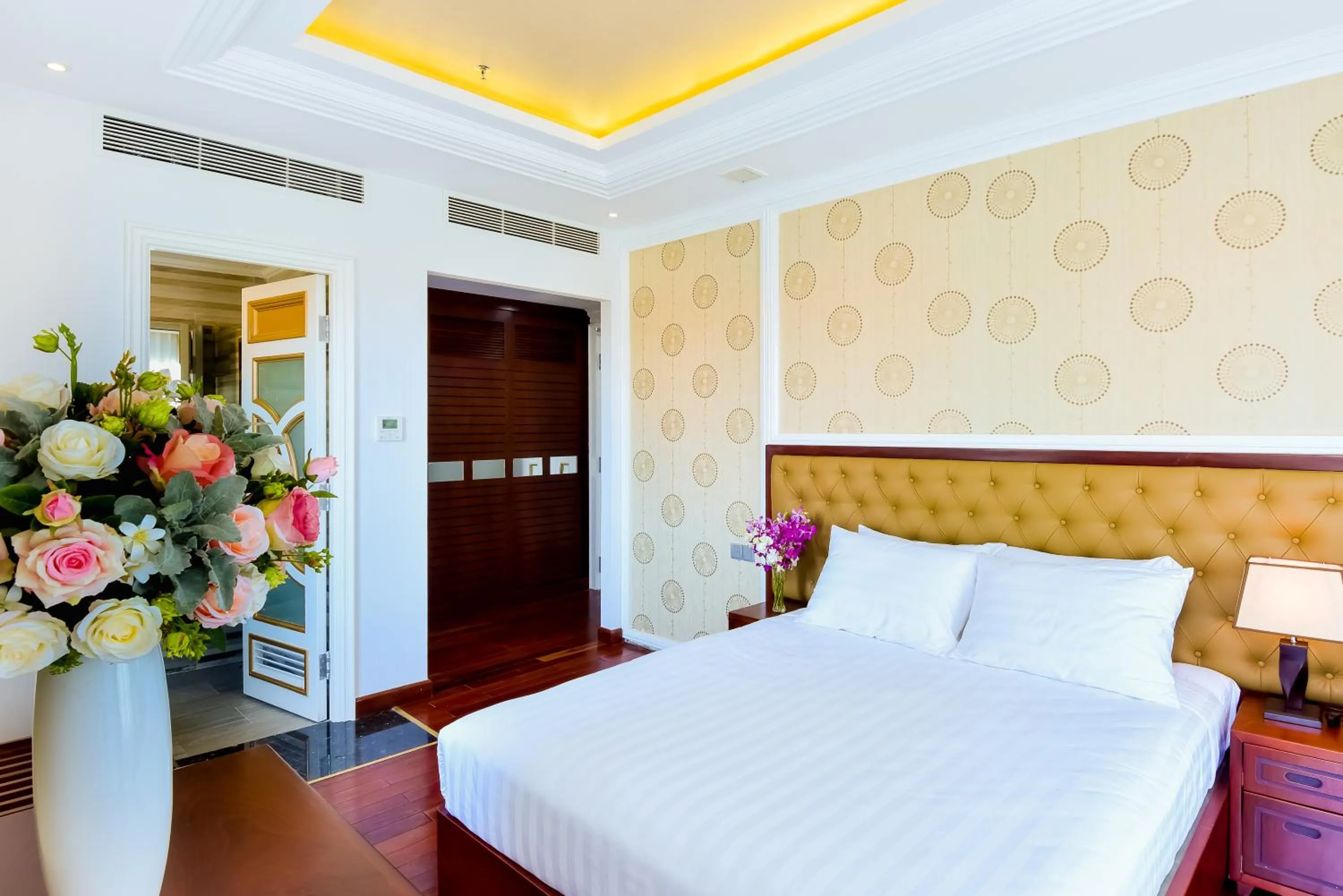 Bed in Rung Huong Apartment