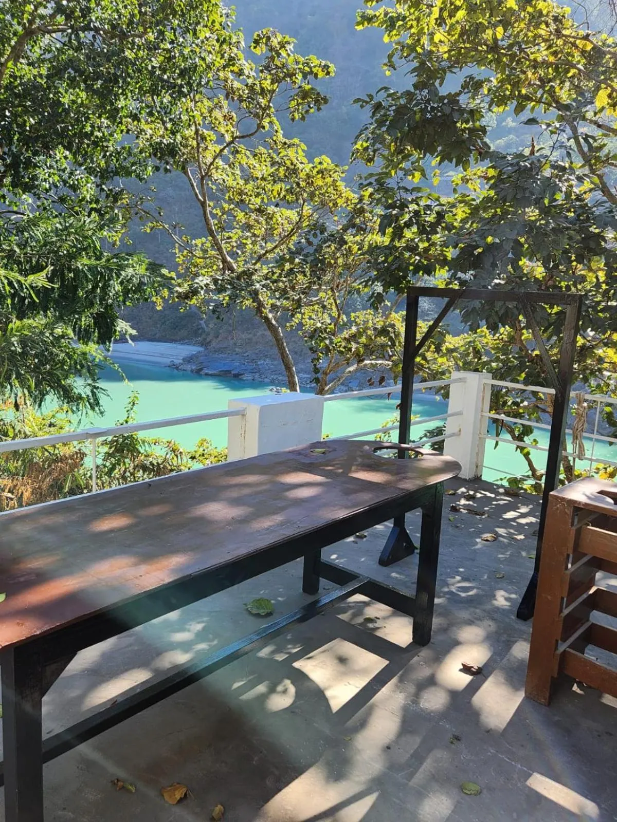 River view in Samira's Birds & Butterflies Park-Spashram Ganga Beach Retreat