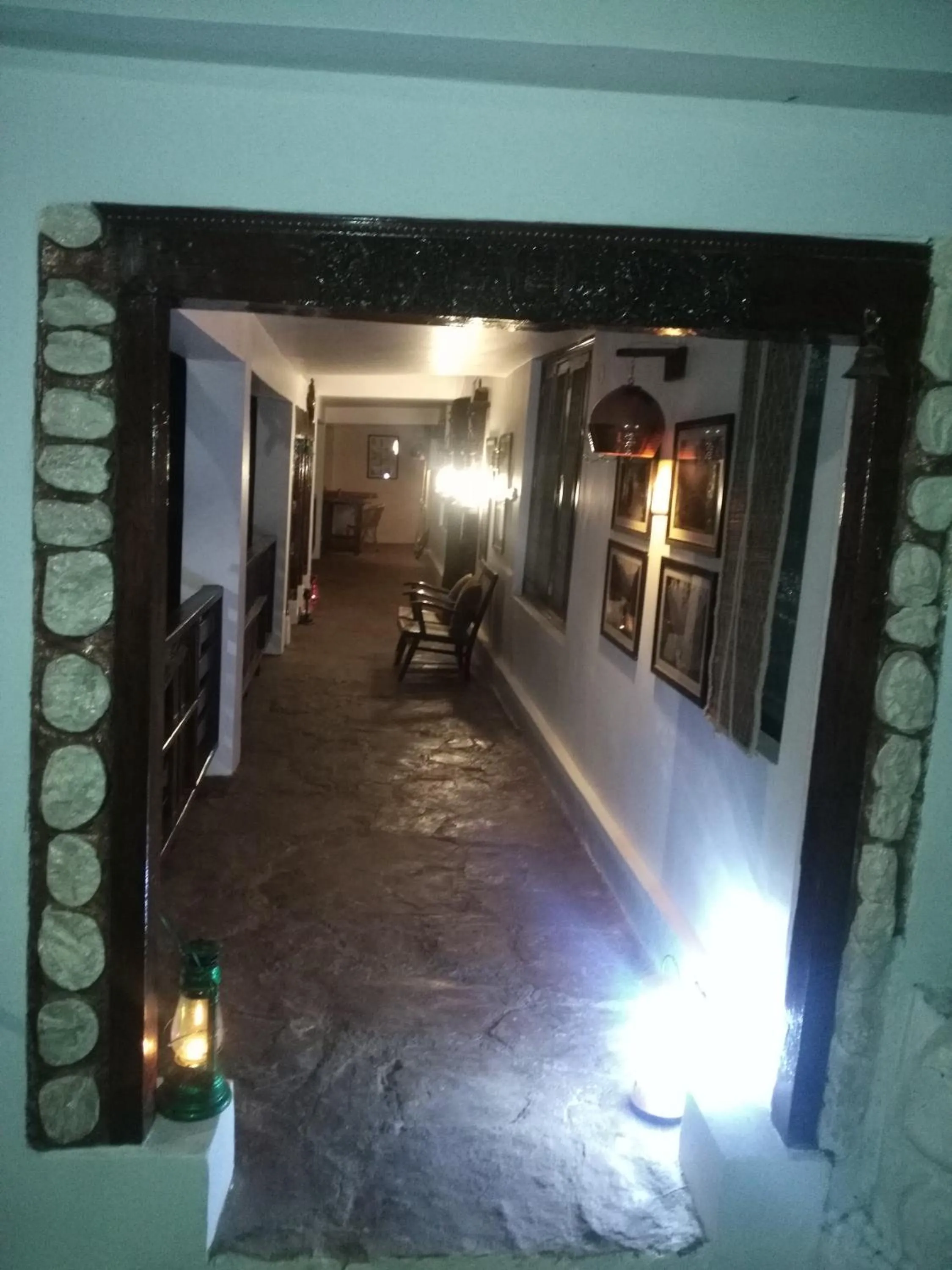 Patio in Samira's Birds & Butterflies Park-Spashram Ganga Beach Retreat