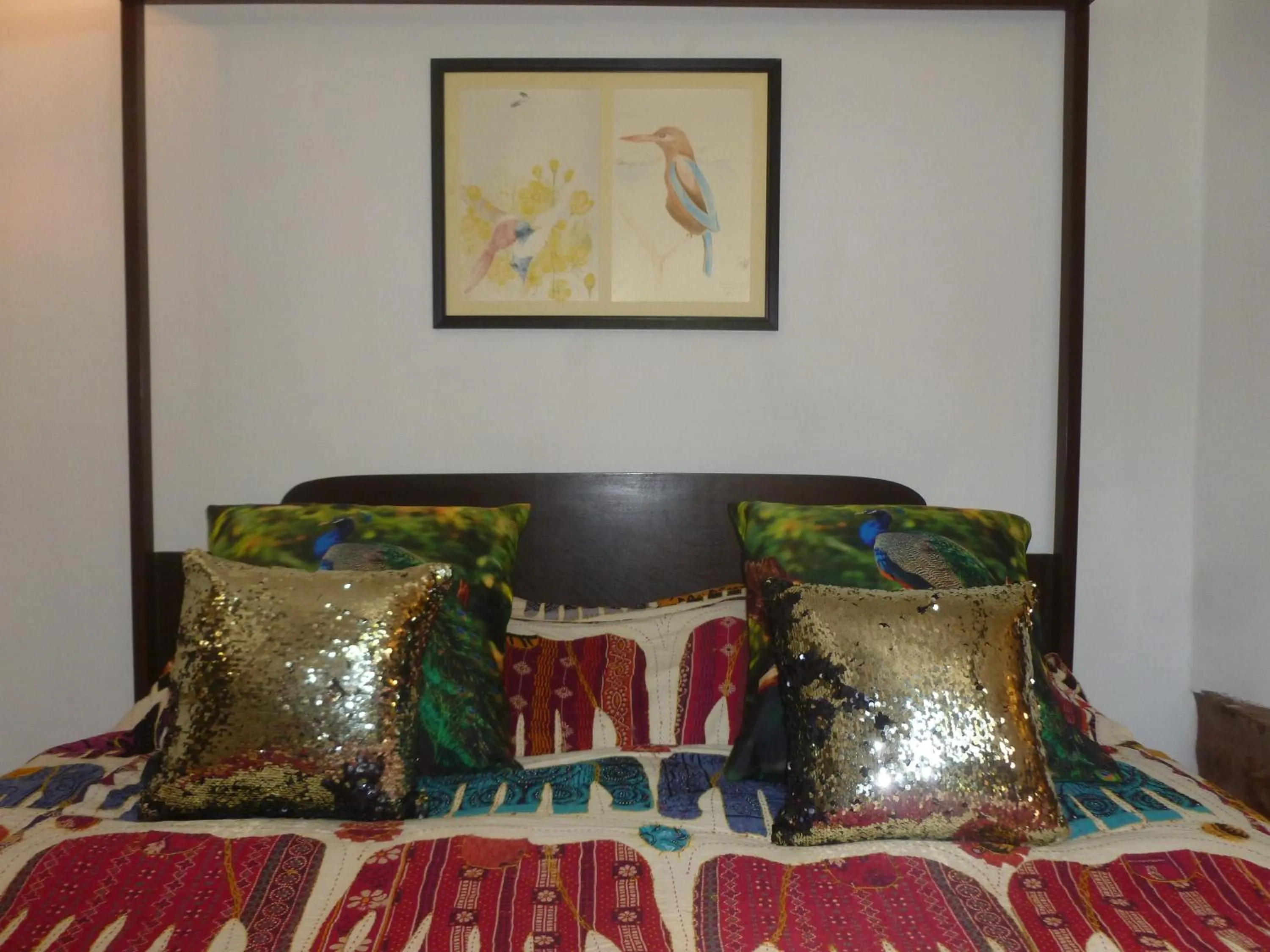 Bedroom in Samira's Birds & Butterflies Park-Spashram Ganga Beach Retreat
